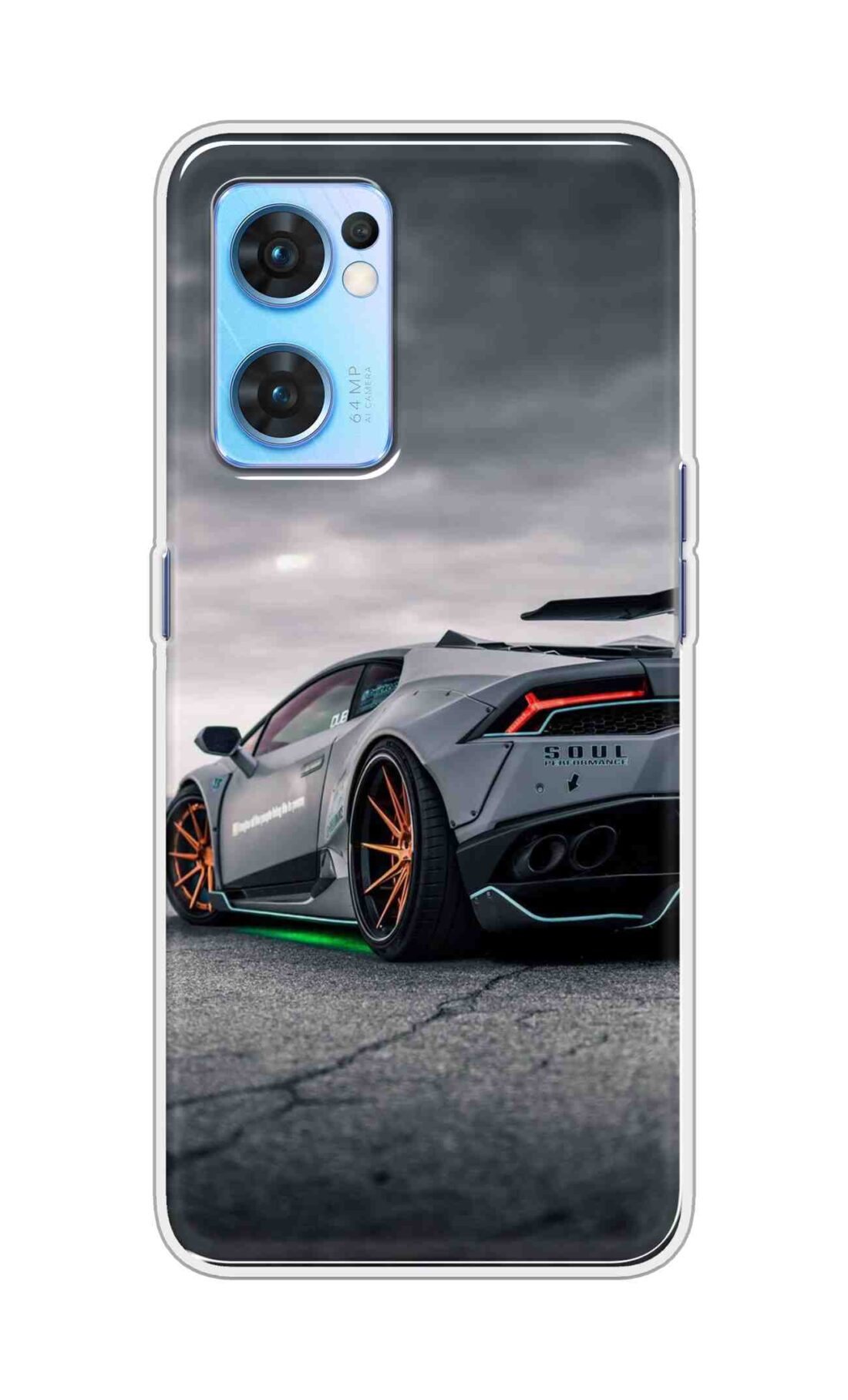 Coberta Back Cover For Oppo Reno 7 5G Back Cover Stylish Case - Modified Car Design D16538