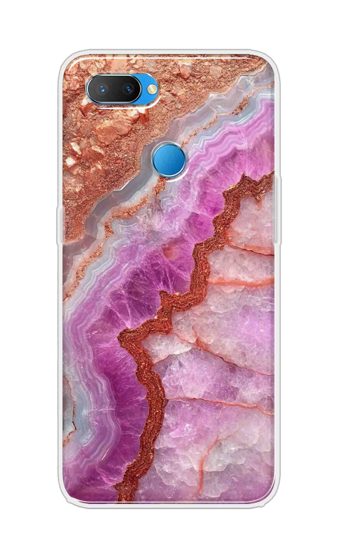 Coberta Back Cover For Oppo U1 Back Cover Stylish Case - Multicolour Marble Design D16532