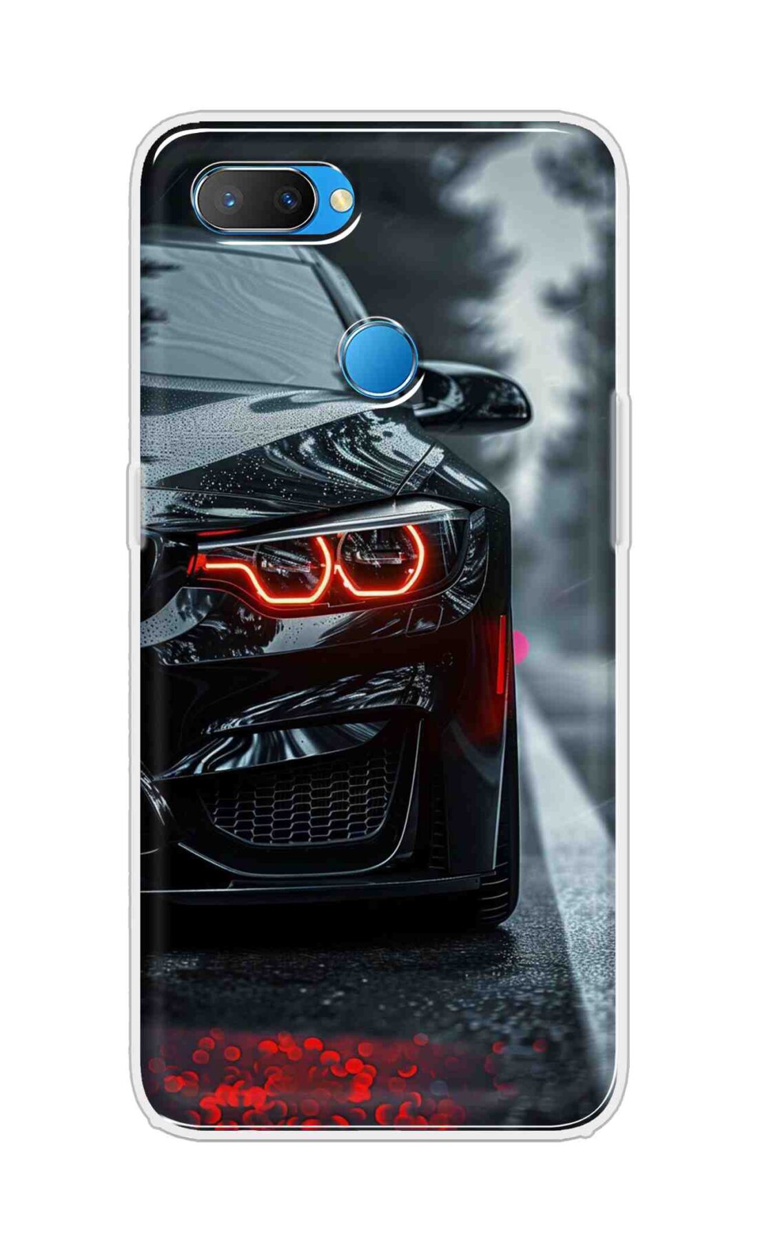 Coberta Back Cover For Oppo U1 Back Cover Stylish Case - Black Car Design D16542