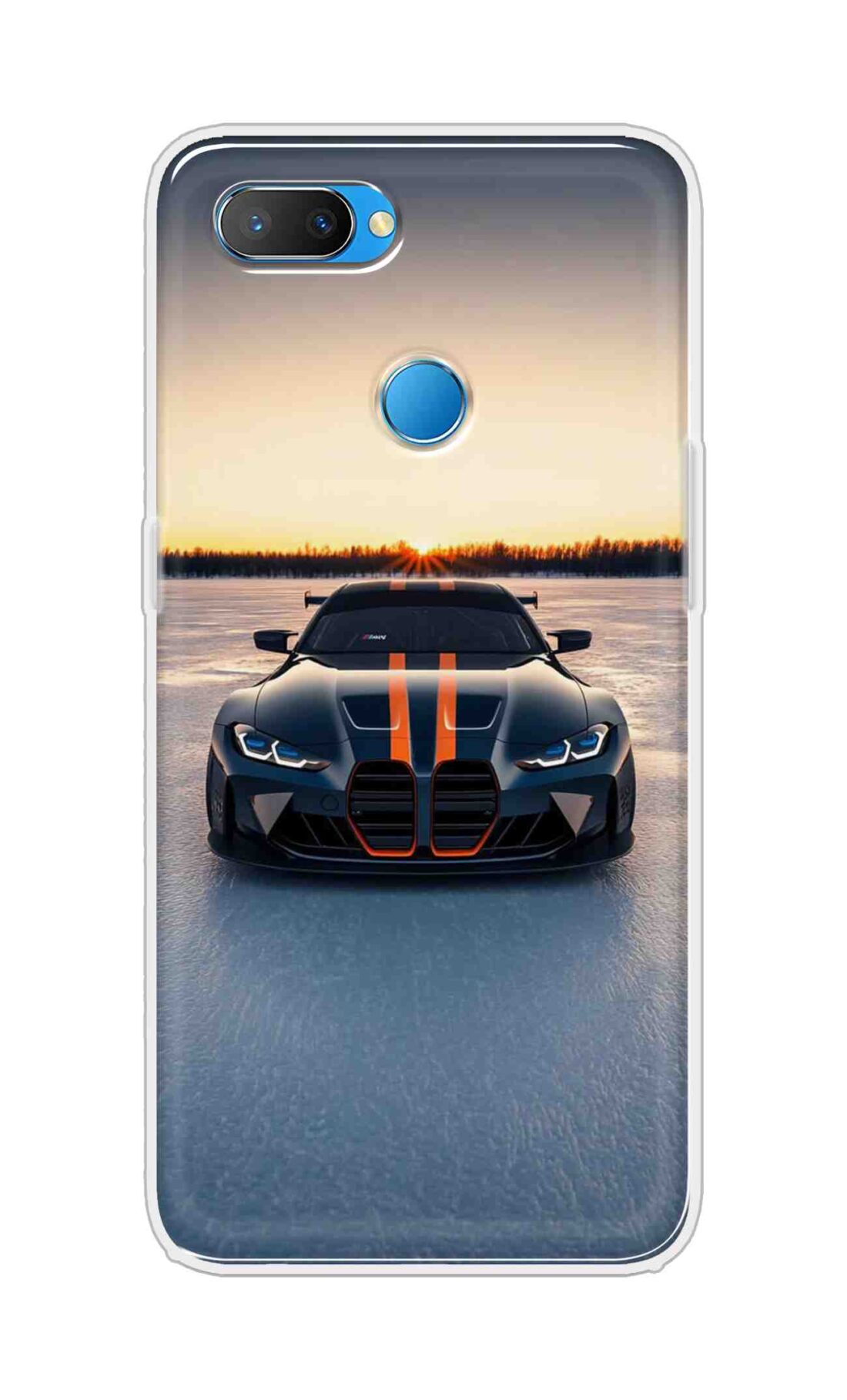 Coberta Back Cover For Oppo U1 Back Cover Stylish Case - Black Car in Nature Design D16598