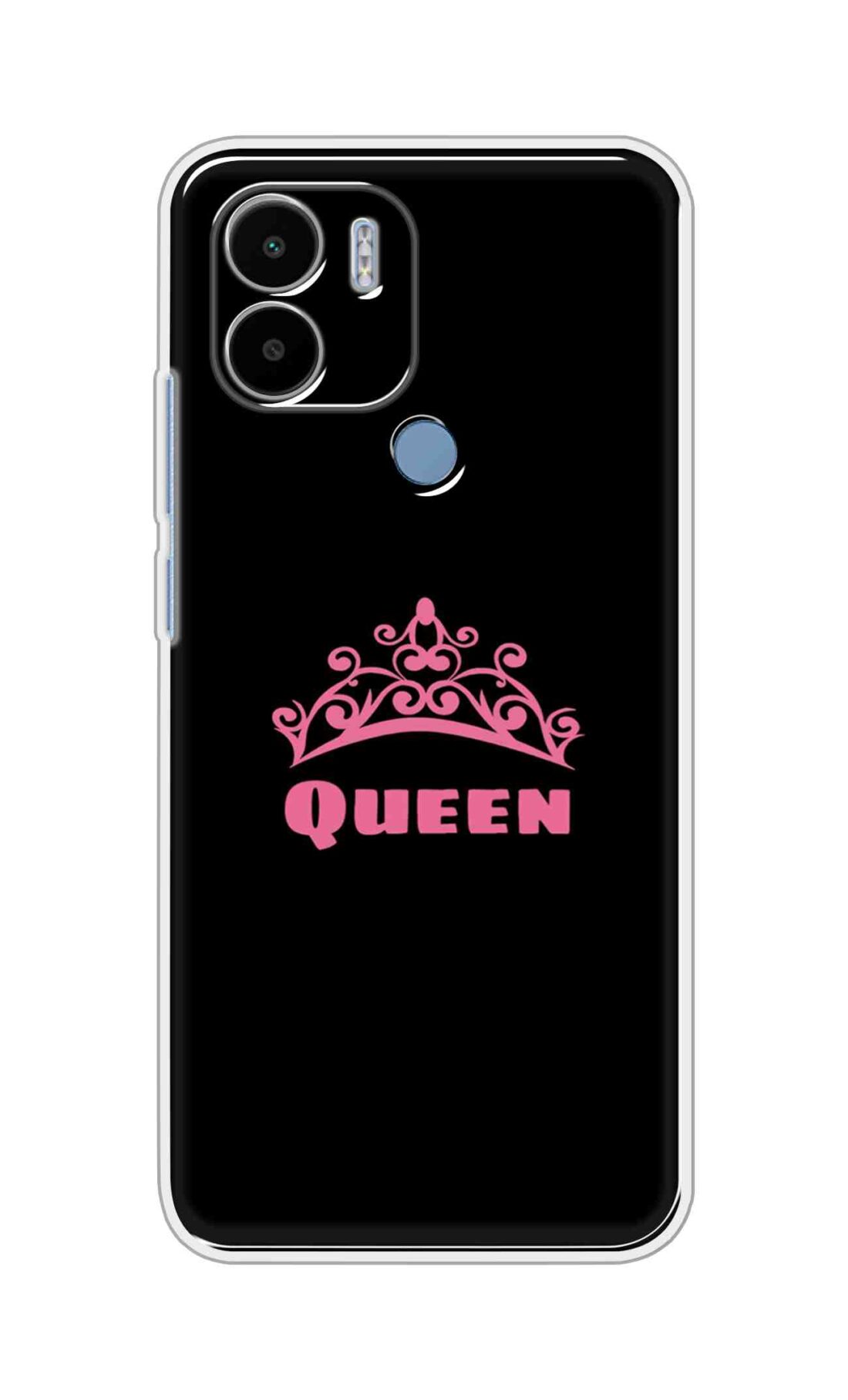 Coberta Back Cover For Poco C51 Back Cover Stylish Case - Queen Texts in Black Design D11091