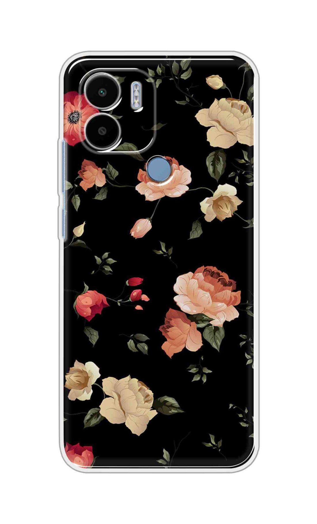 Coberta Back Cover For Poco C51 Back Cover Stylish Case - Bright Flowers Design D11411