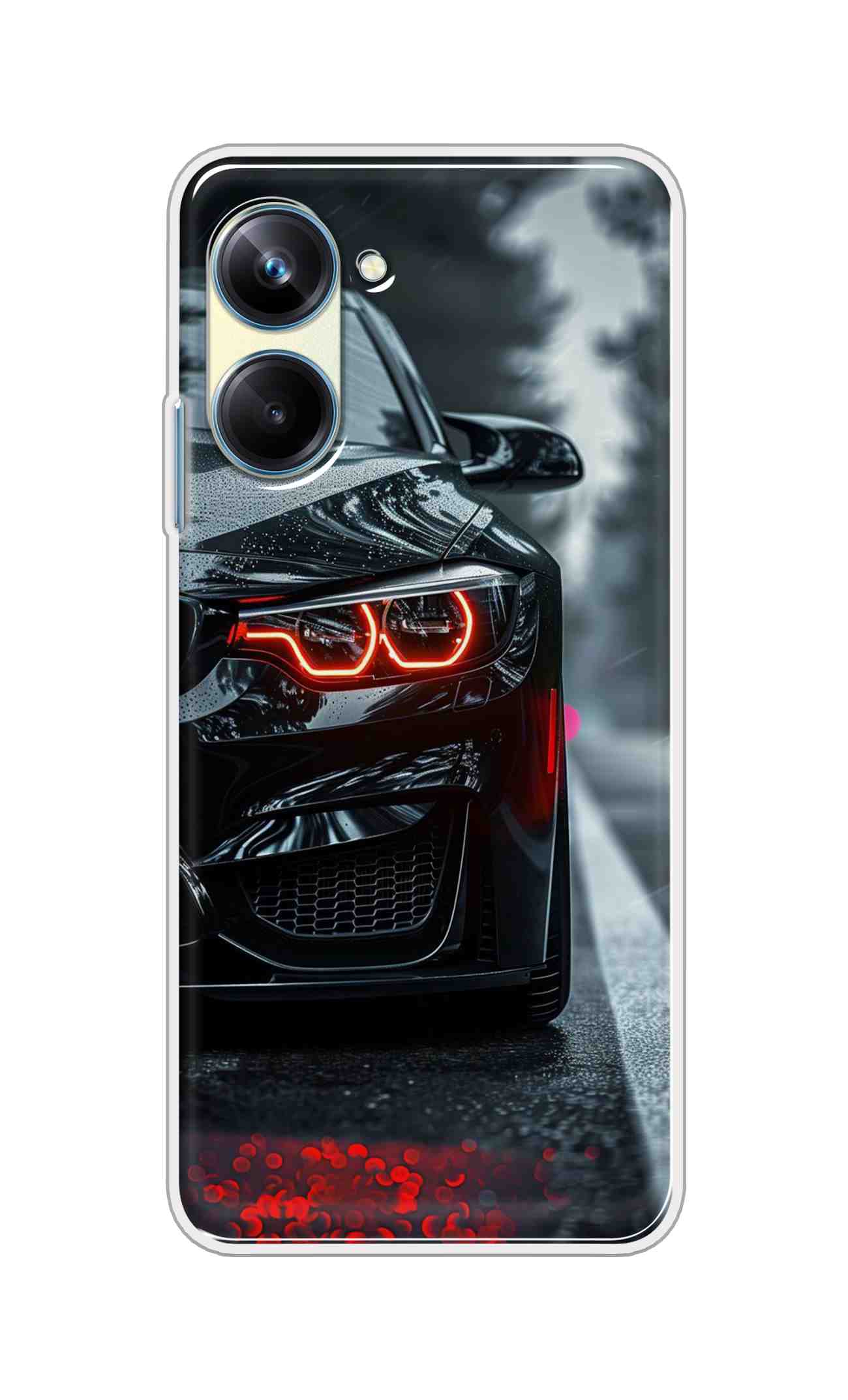 Coberta Back Cover For Realme 10 Pro Back Cover Stylish Case - Black Car Design D16542