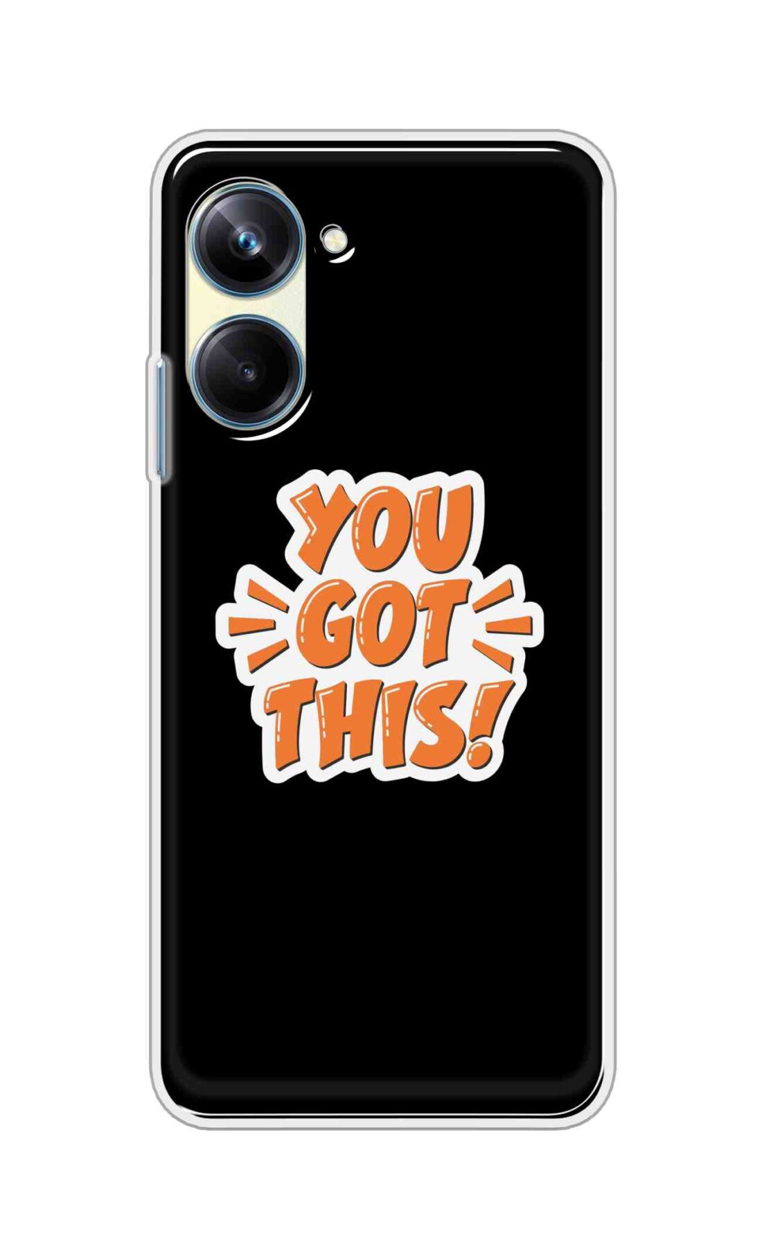 Coberta Back Cover For Realme 10 Pro Back Cover Stylish Case - You Got This in Black Design D16649