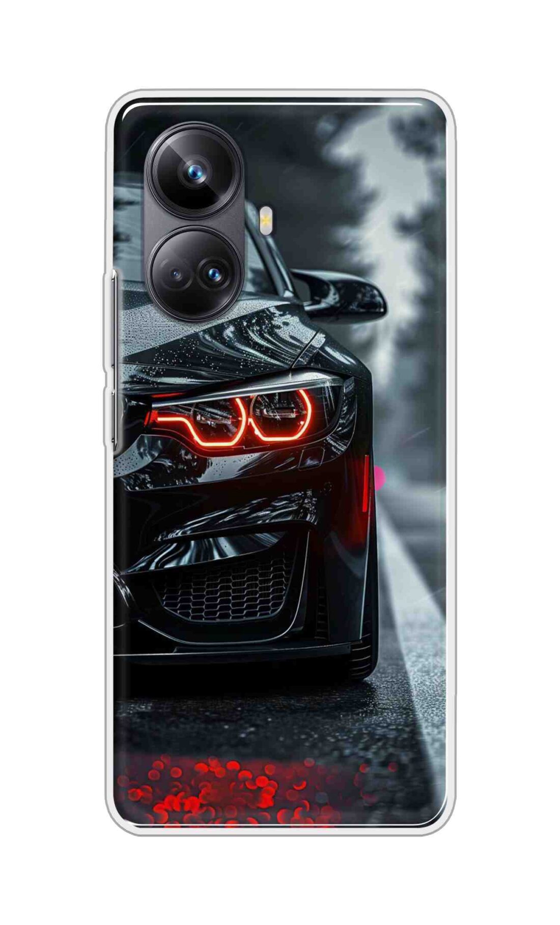 Coberta Back Cover For Realme 10 Pro Plus Back Cover Stylish Case - Black Car Design D16542