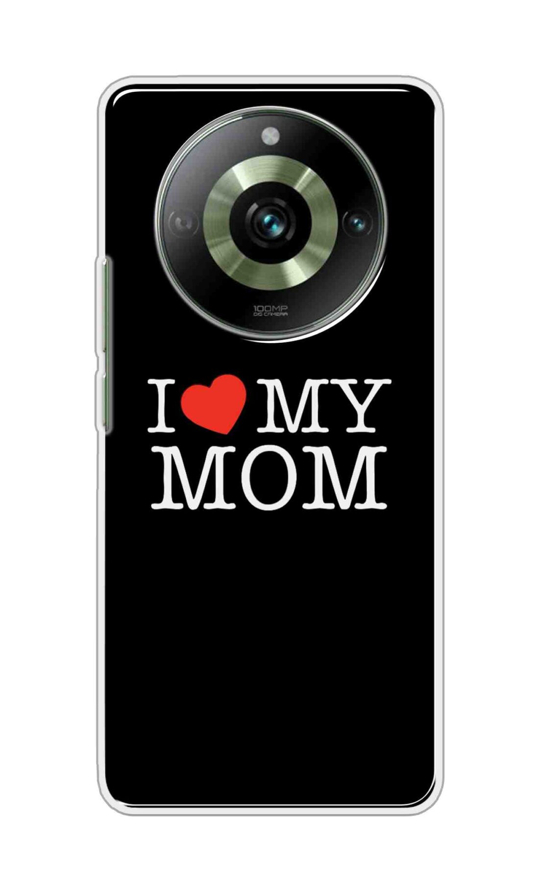 Coberta Back Cover For Realme 11 Pro 5G Back Cover Stylish Case - I Love My Mom in Black Design D11011