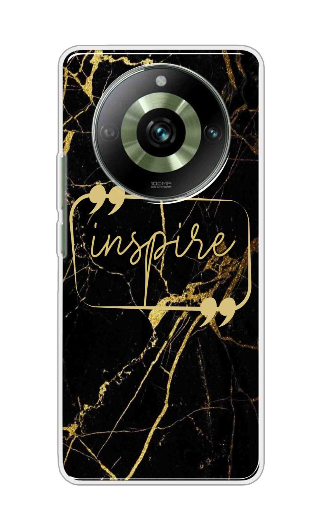 Coberta Back Cover For Realme 11 Pro 5G Back Cover Stylish Case - Inspire in Golden Marble Design D16509