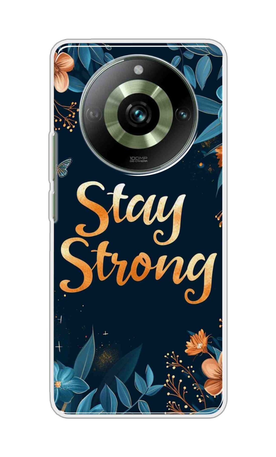 Coberta Back Cover For Realme 11 Pro 5G Back Cover Stylish Case - Stay Strong with Flowers Design D16514