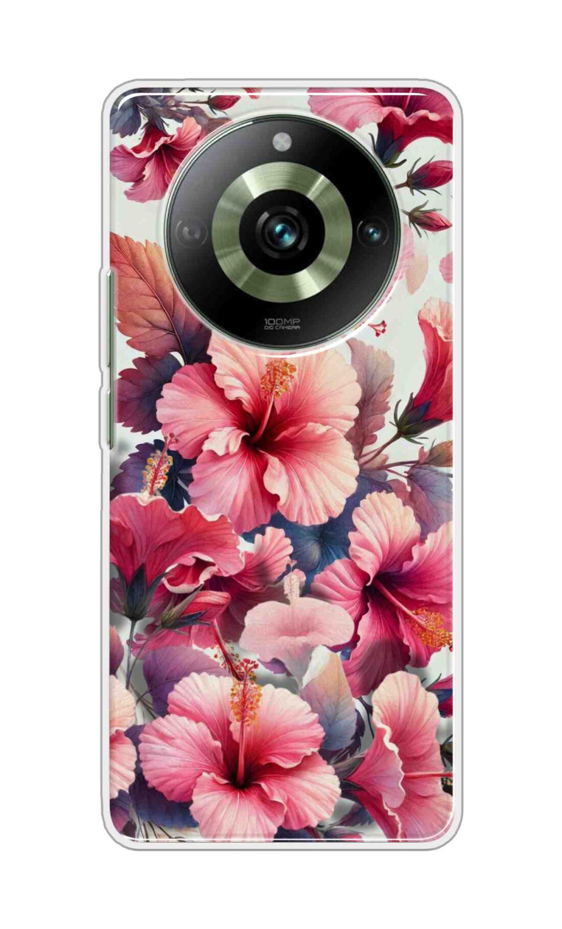 Coberta Back Cover For Realme 11 Pro 5G Back Cover Stylish Case - Pink Leaves and Flowers Design D16525