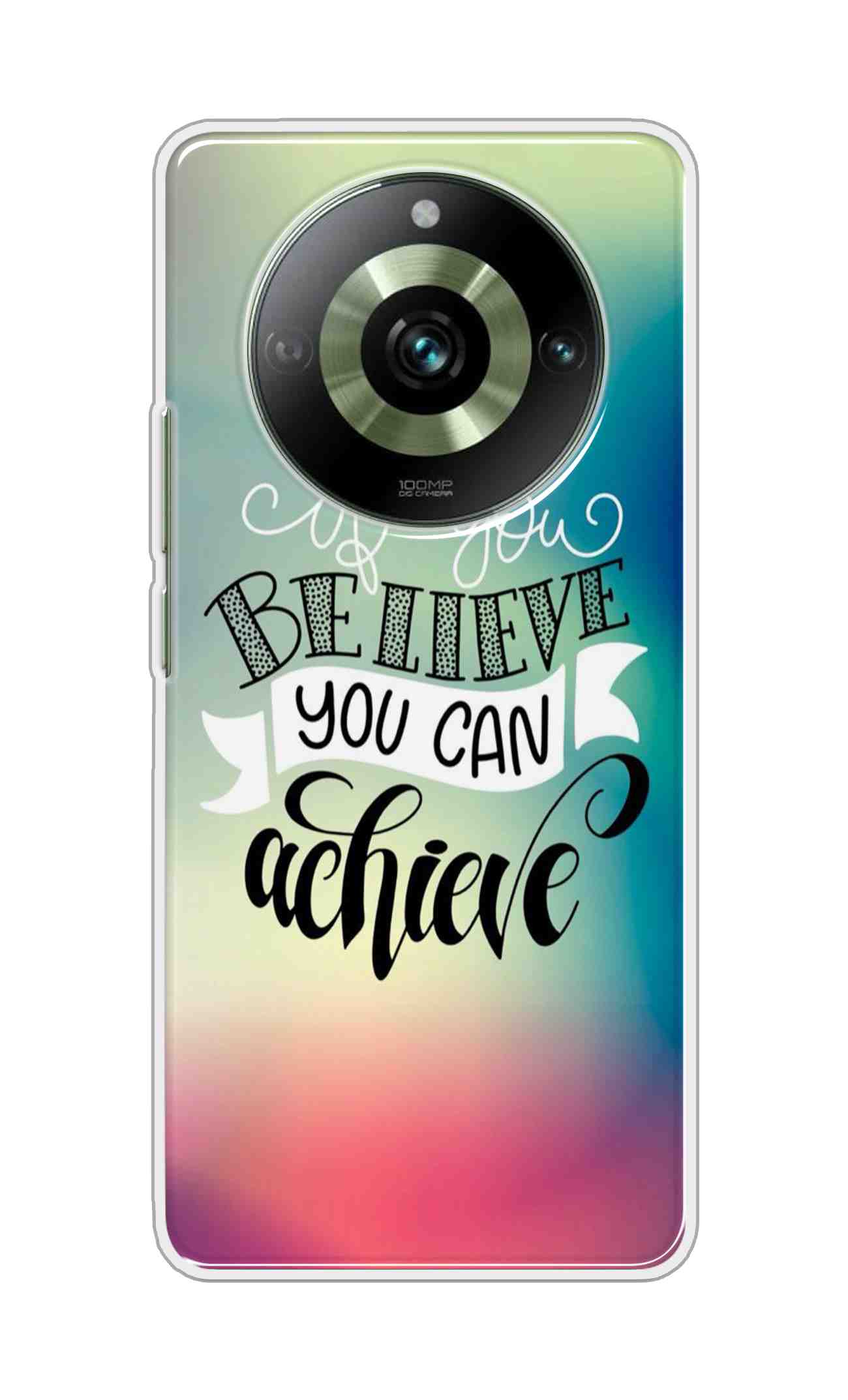 Coberta Back Cover For HONOR X9b 5G Back Cover Stylish Case - If You Believe You Can Achieve Text Design D16554
