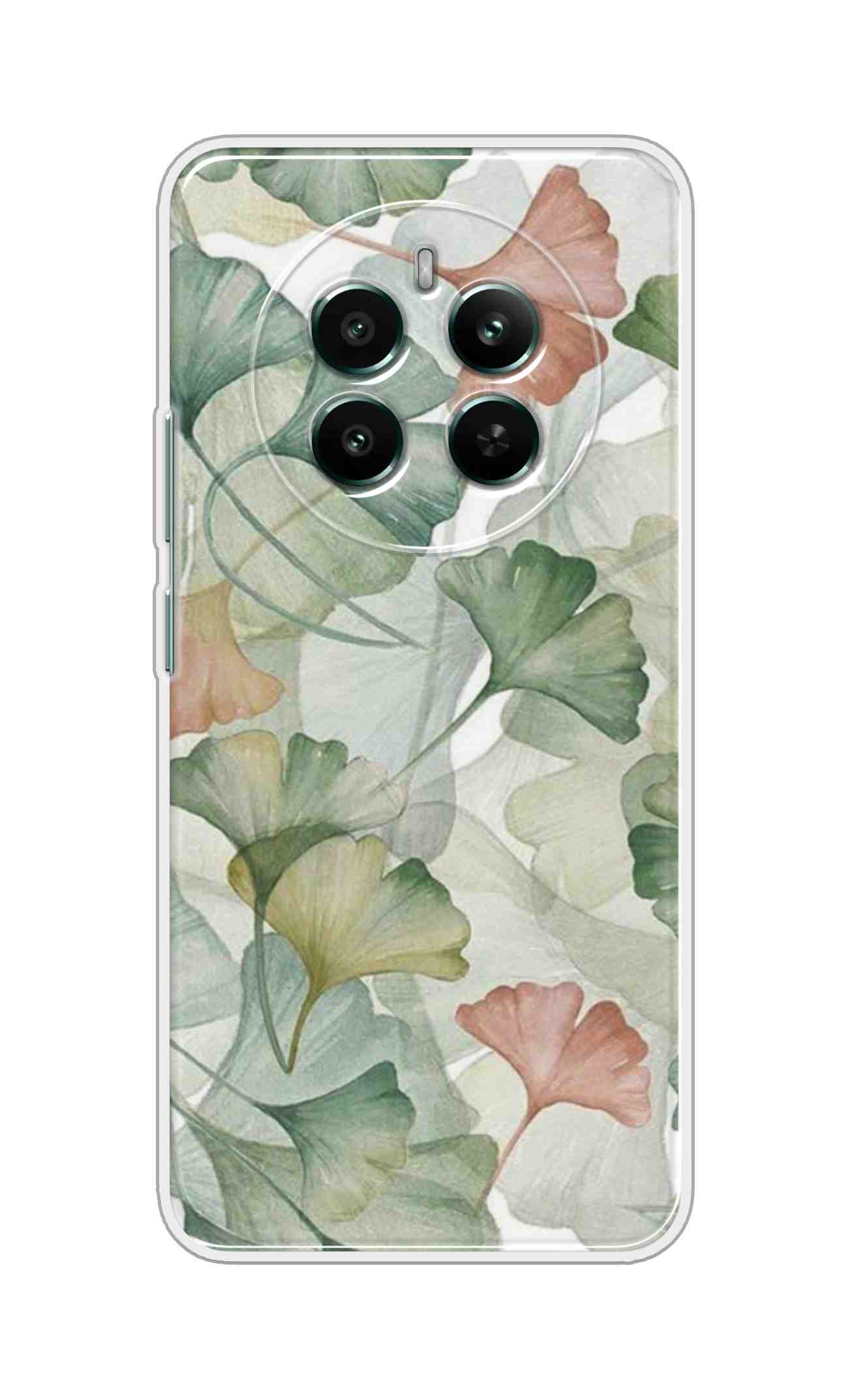 Coberta Back Cover For Realme 13 4G Back Cover Stylish Case - Asthetic Leaves Pattern D14954