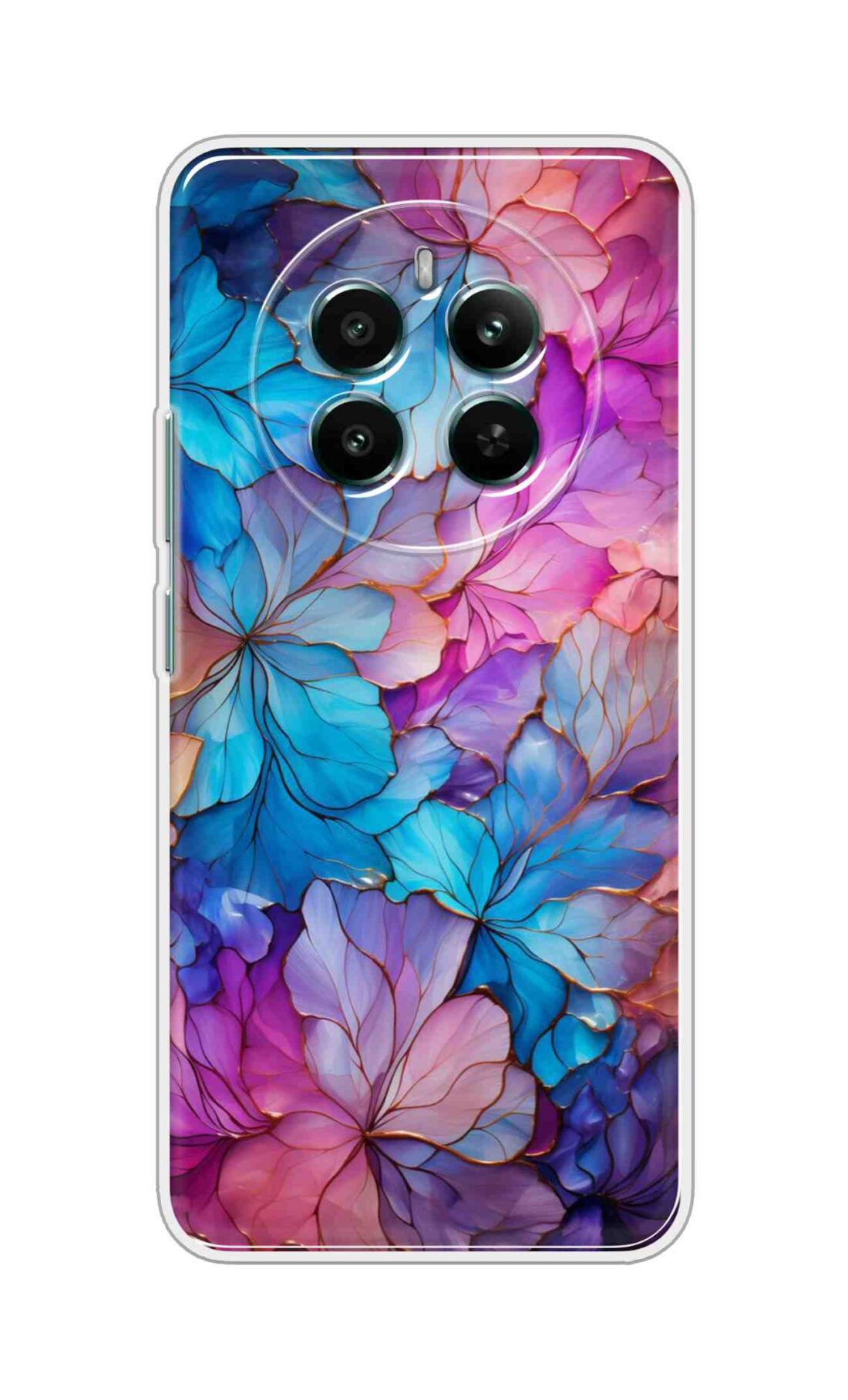 Coberta Back Cover For Realme 13 4G Back Cover Stylish Case - Multicolour Asthetic Flowers Design D16480