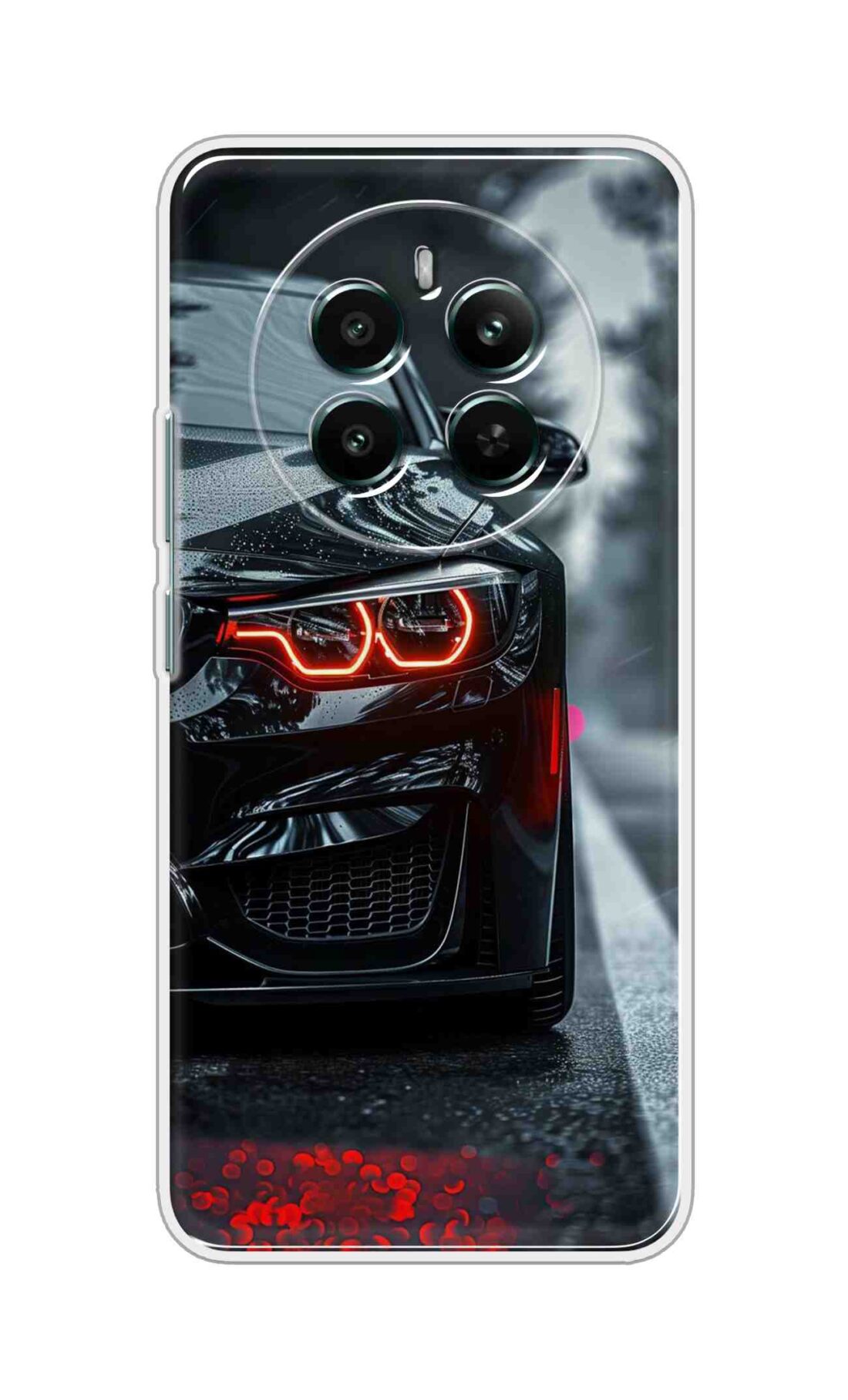 Coberta Back Cover For Realme 13 4G Back Cover Stylish Case - Black Car Design D16542