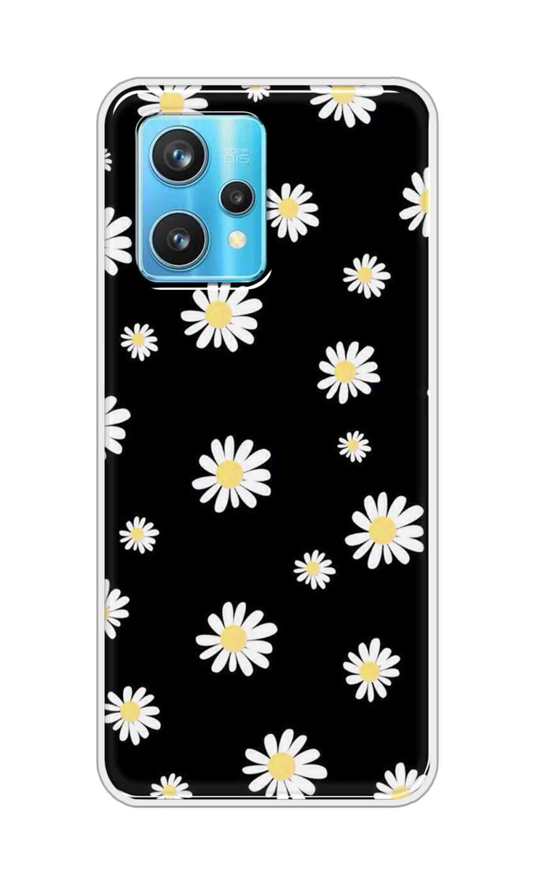 Coberta Back Cover For Realme 9 Pro Plus 5G Back Cover Stylish Case - Sun Flowers in Black Design D11094