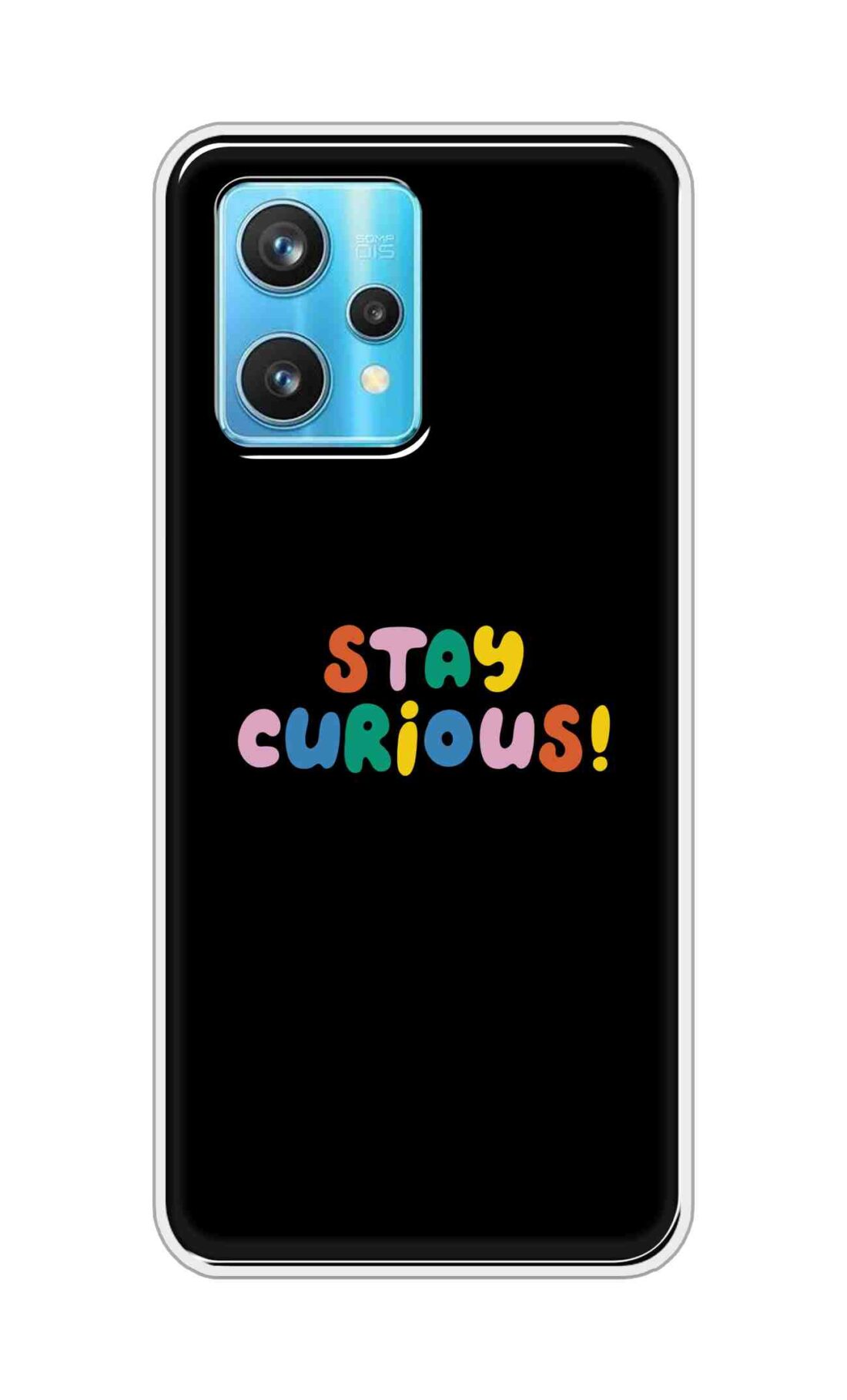 Coberta Back Cover For Realme 9 Pro Plus 5G Back Cover Stylish Case - Stay Curious in Black Design D16515