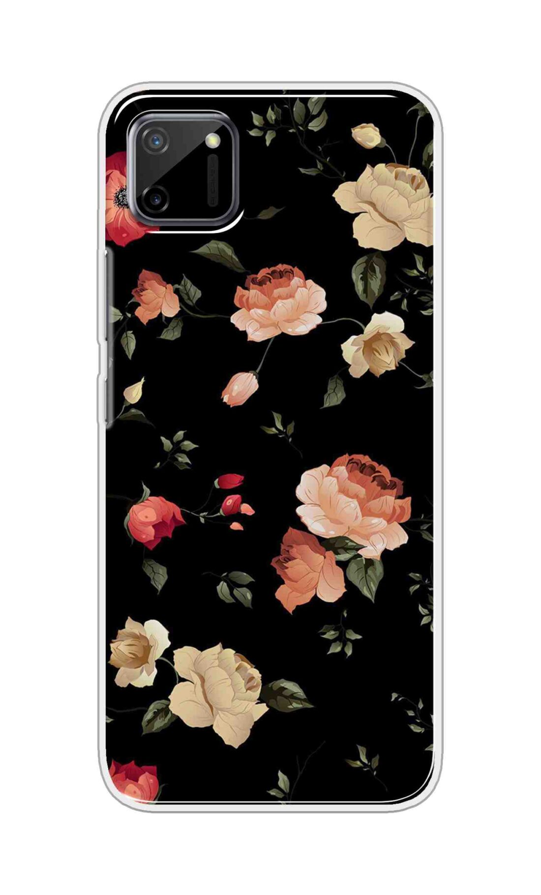 Coberta Back Cover For Realme C11 Back Cover Stylish Case - Bright Flowers Design D11411