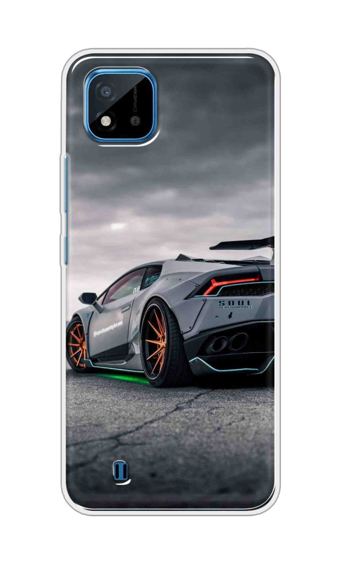 Coberta Back Cover For Realme C20 Back Cover Stylish Case - Modified Car Design D16538