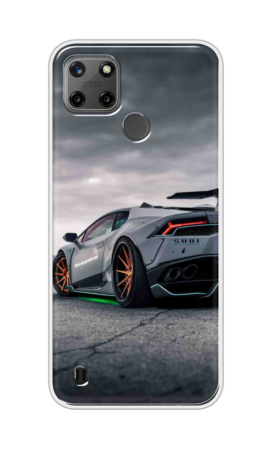 Coberta Back Cover For Realme C25Y Back Cover Stylish Case - Modified Car Design D16538