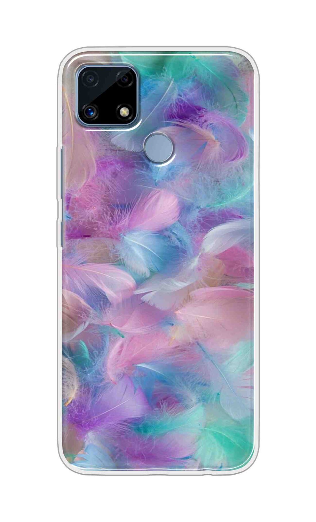 Coberta Back Cover For Realme C25s Back Cover Stylish Case - Colourful Wings Design D16007