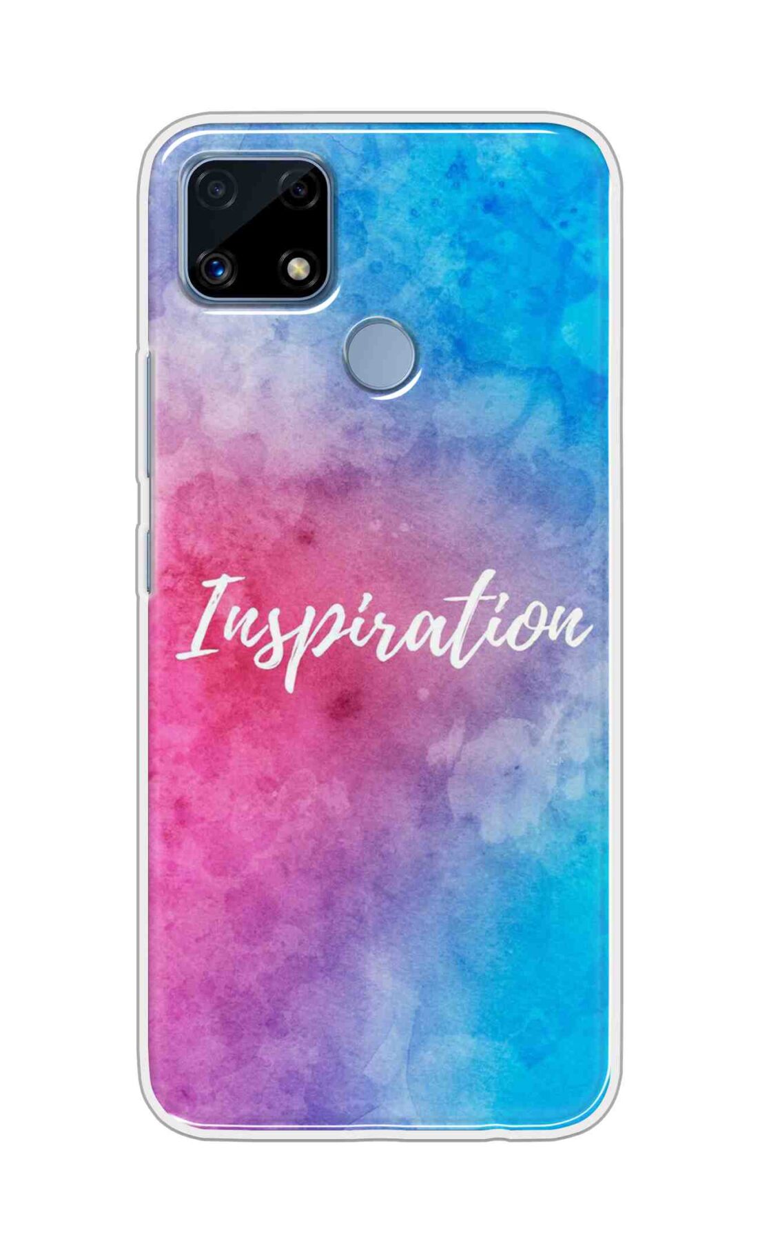 Coberta Back Cover For Realme C25s Back Cover Stylish Case - Inspiration in Blue and Pink Design D16051