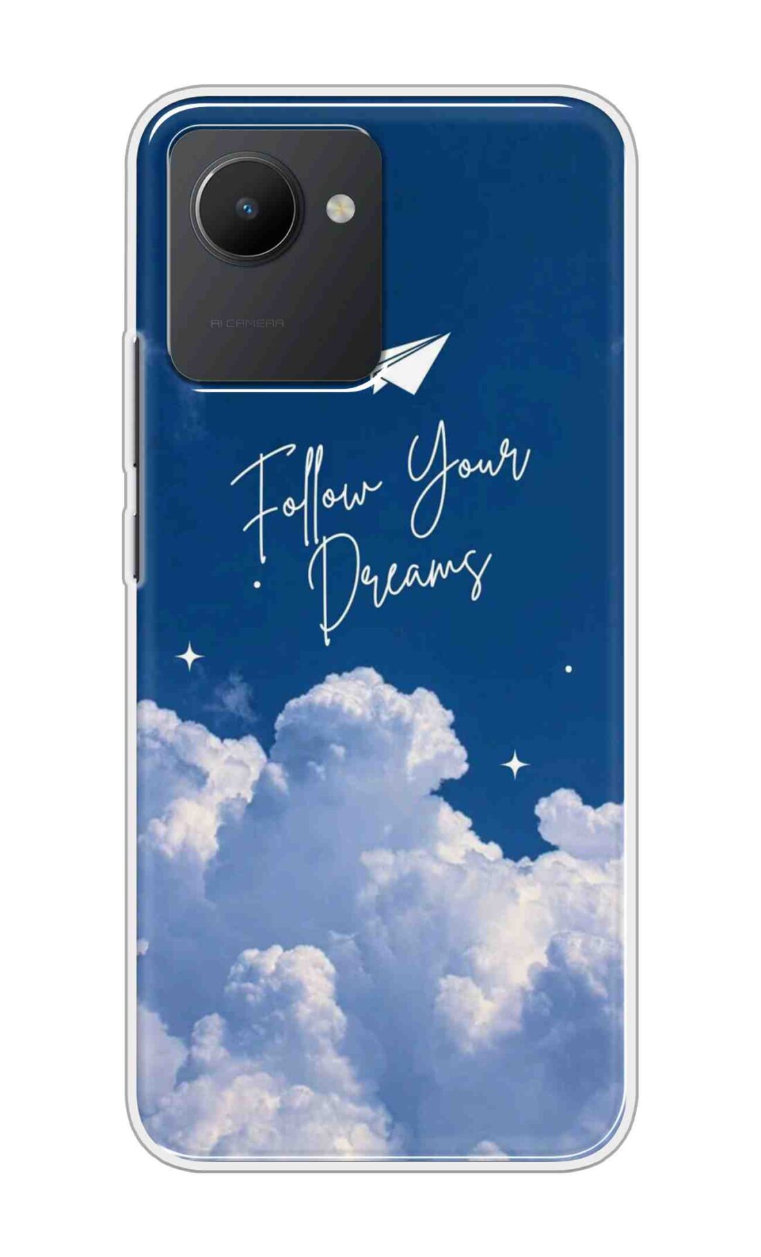 Coberta Back Cover For Realme C30 Back Cover Stylish Case - Follow Your Dreams in Sky Design D16531