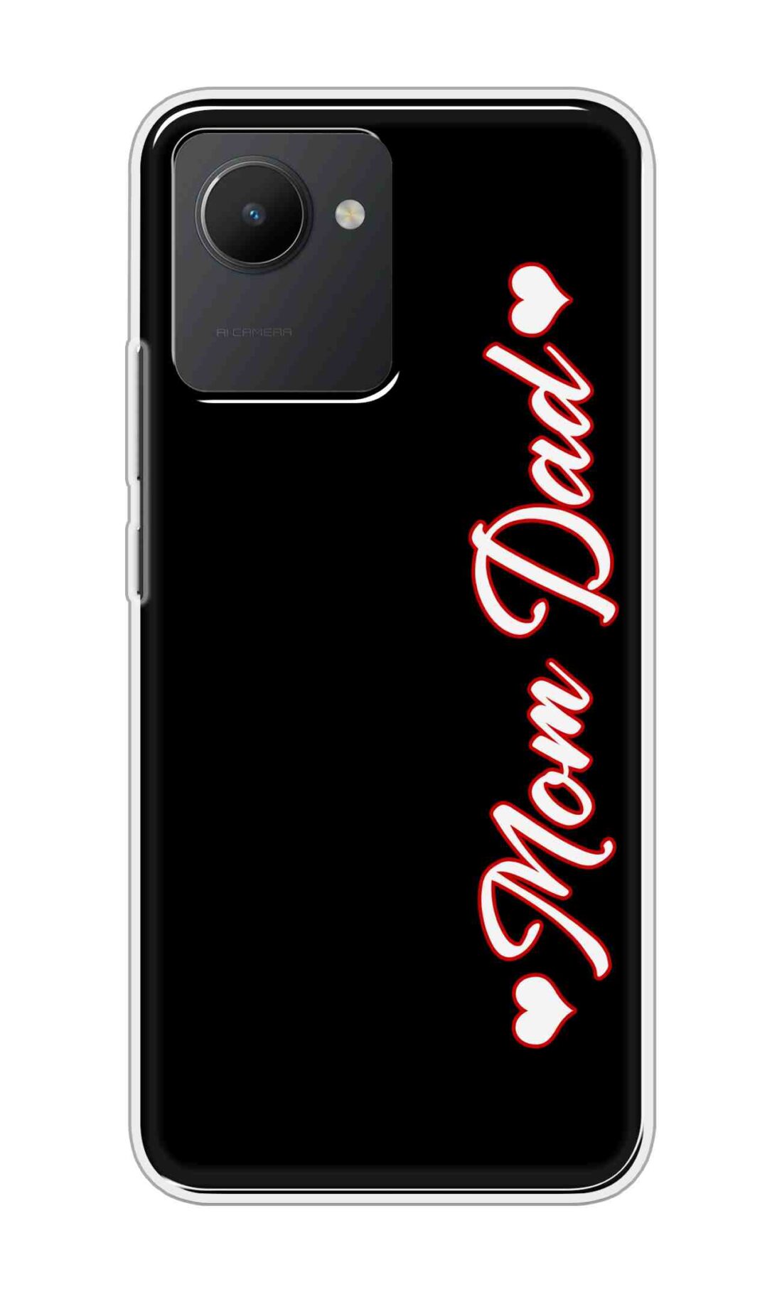 Coberta Back Cover For Realme C30 Back Cover Stylish Case - Mom and Dad in Black Design D16655