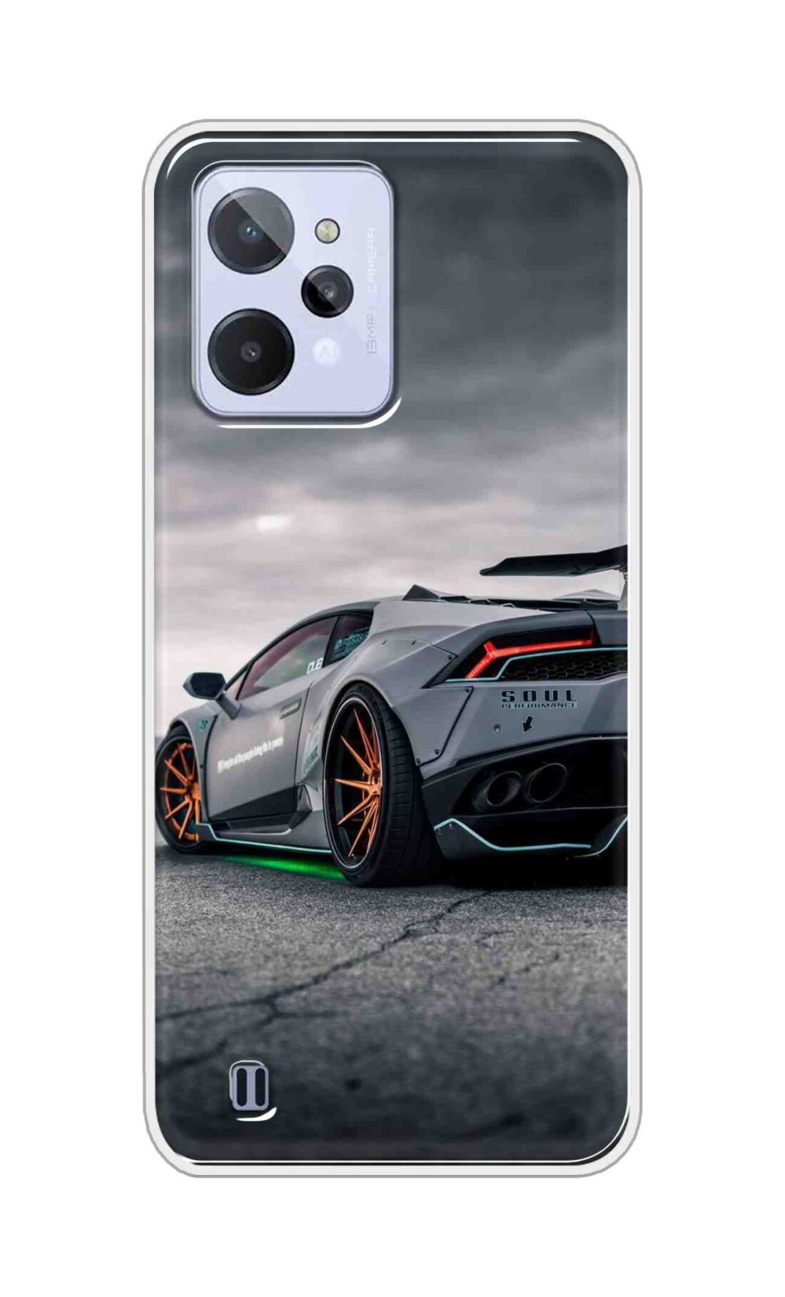 Coberta Back Cover For Realme C31 Back Cover Stylish Case - Modified Car Design D16538