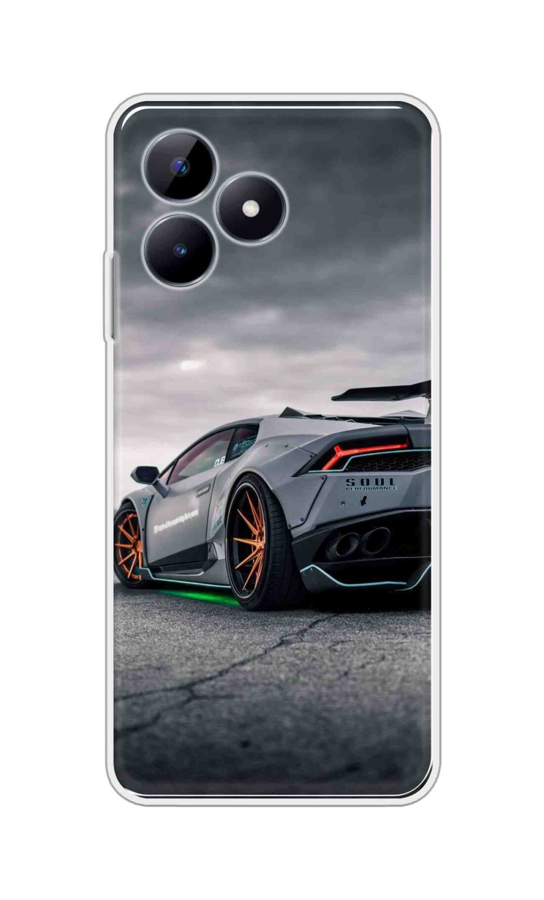 Coberta Back Cover For Realme C53 Back Cover Stylish Case - Modified Car Design D16538