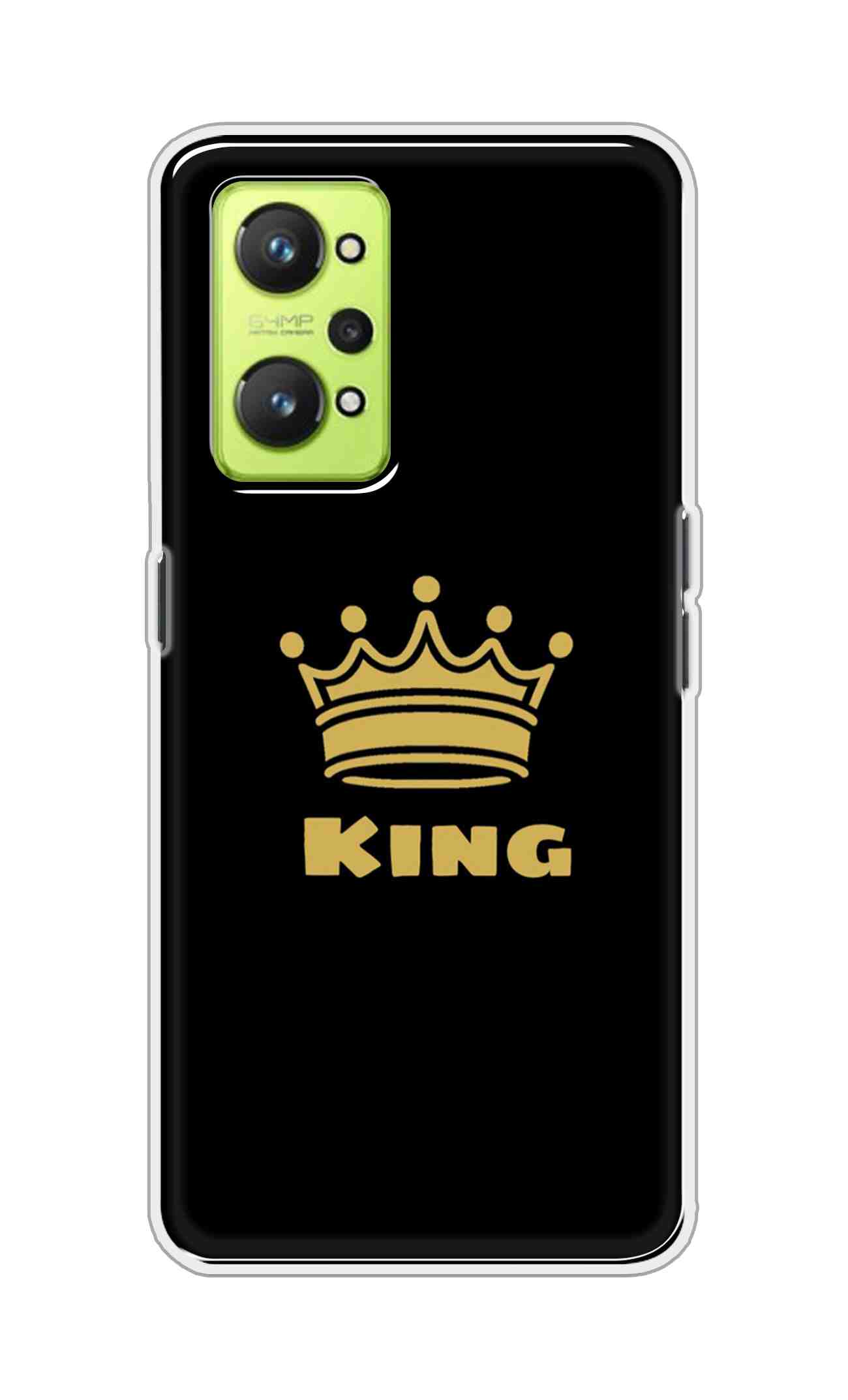 Coberta Back Cover For Realme GT Neo2 Back Cover Stylish Case - King Texts in Black Design D11092