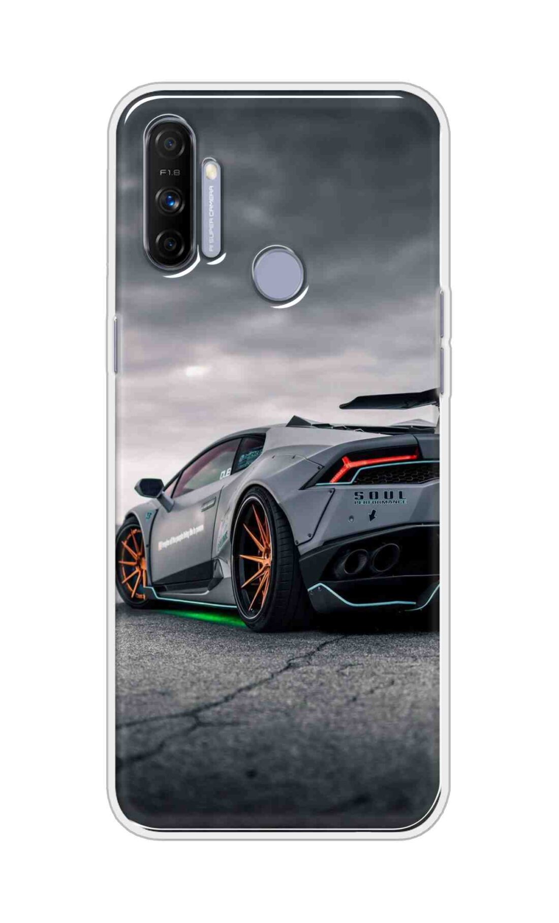 Coberta Back Cover For Realme Narzo 20A Back Cover Stylish Case - Modified Car Design D16538