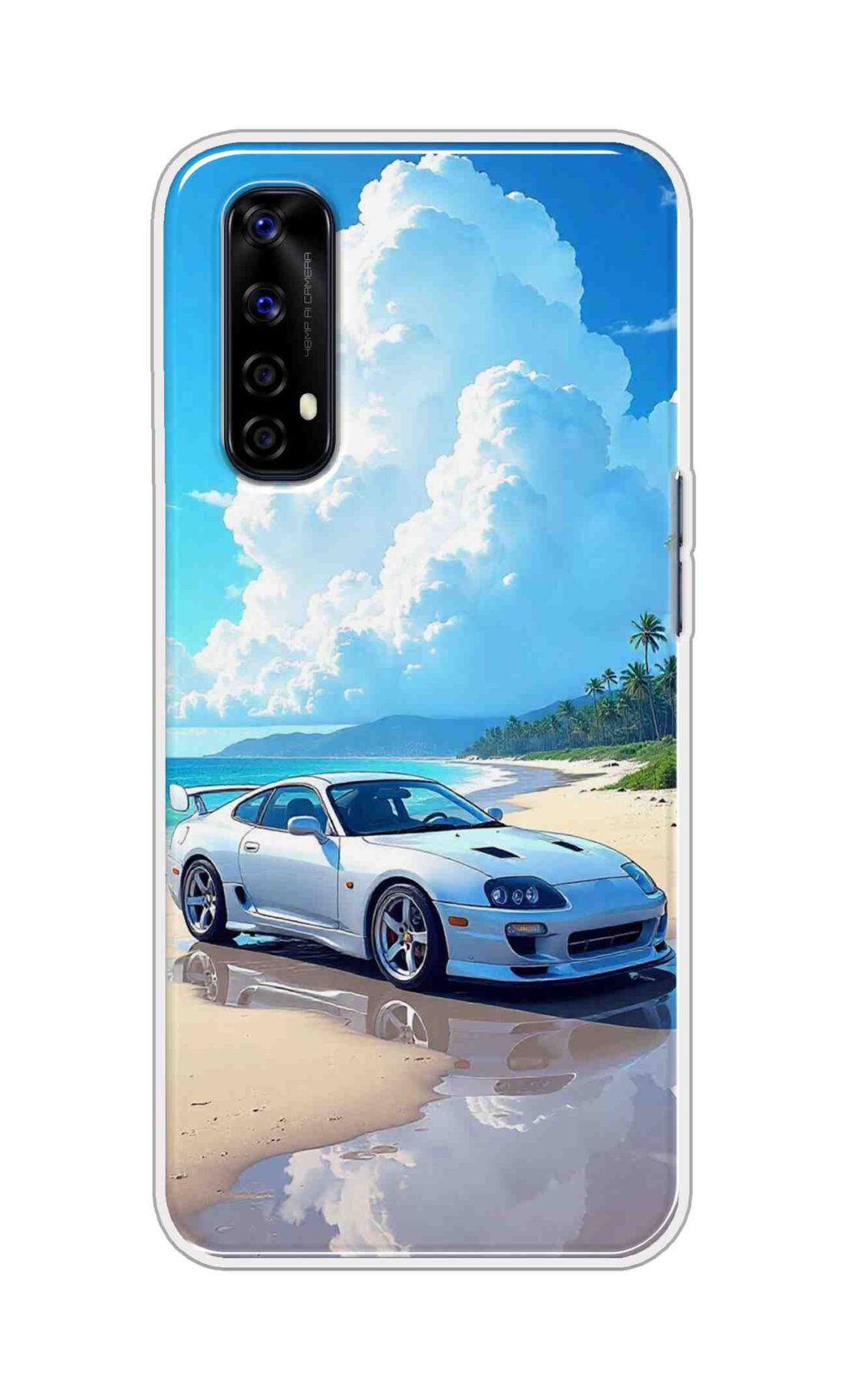 Coberta Back Cover For Realme Narzo 20 Pro Back Cover Stylish Case - Car in Good Nature Design D16536