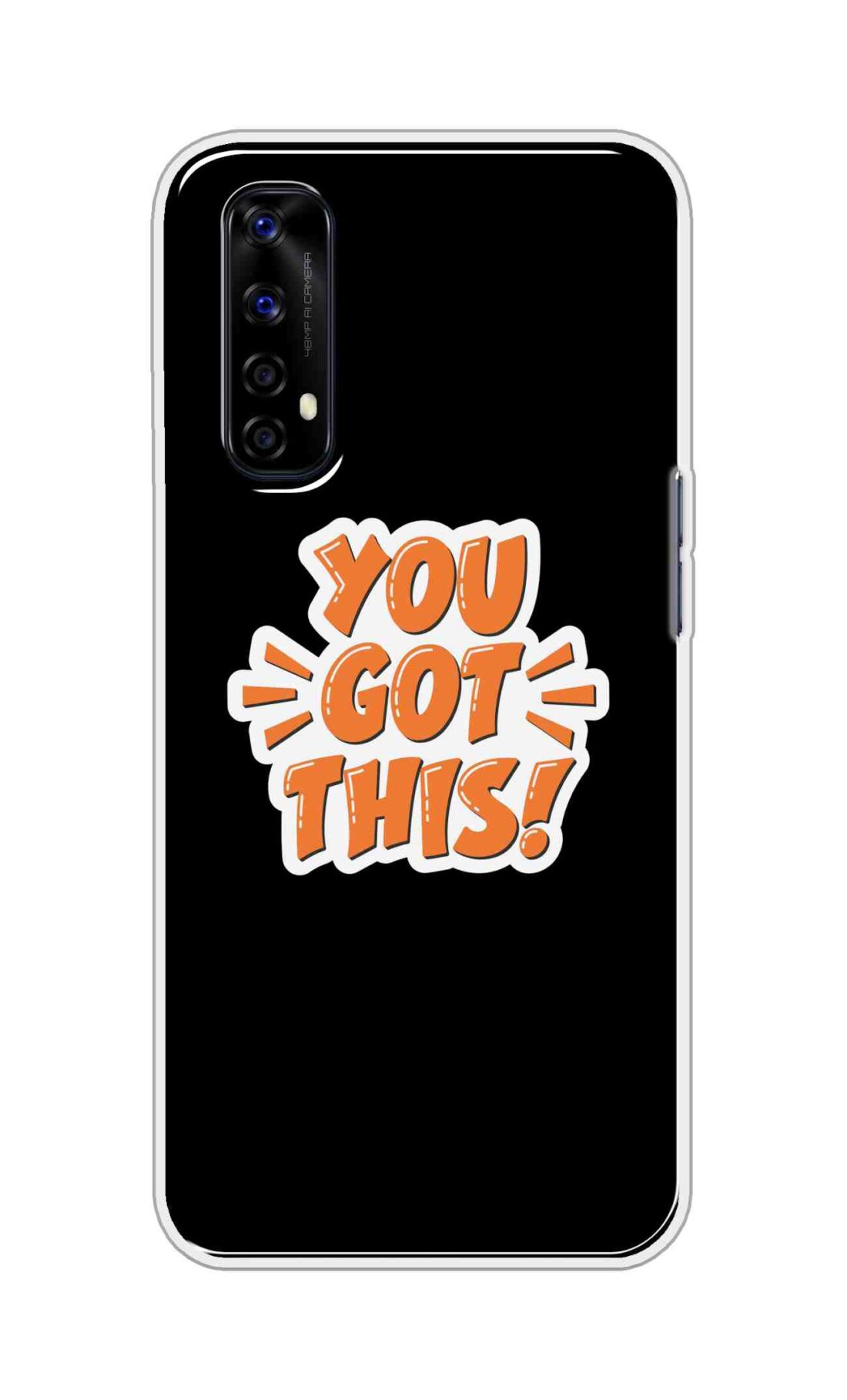 Coberta Back Cover For Realme Narzo 20 Pro Back Cover Stylish Case - You Got This in Black Design D16649