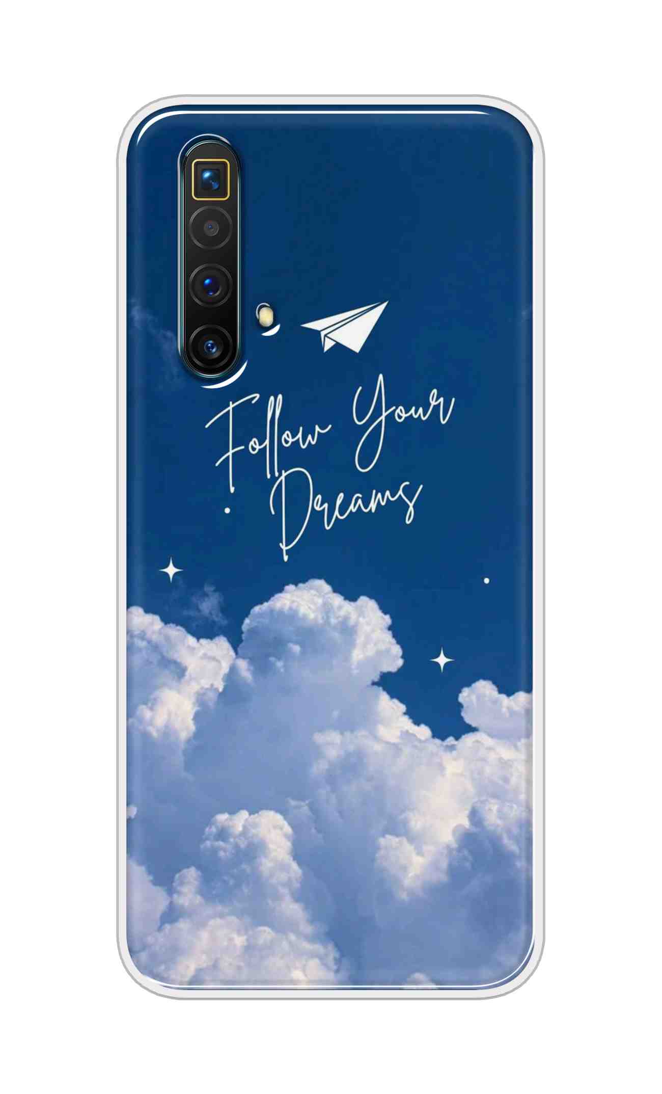 Coberta Back Cover For Realme X3 Superzoom Back Cover Stylish Case - Follow Your Dreams in Sky Design D16531