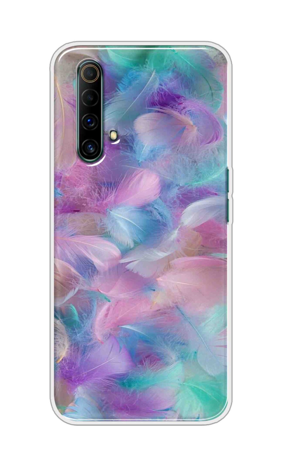 Coberta Back Cover For Realme X50 5G Back Cover Stylish Case - Colourful Wings Design D16007