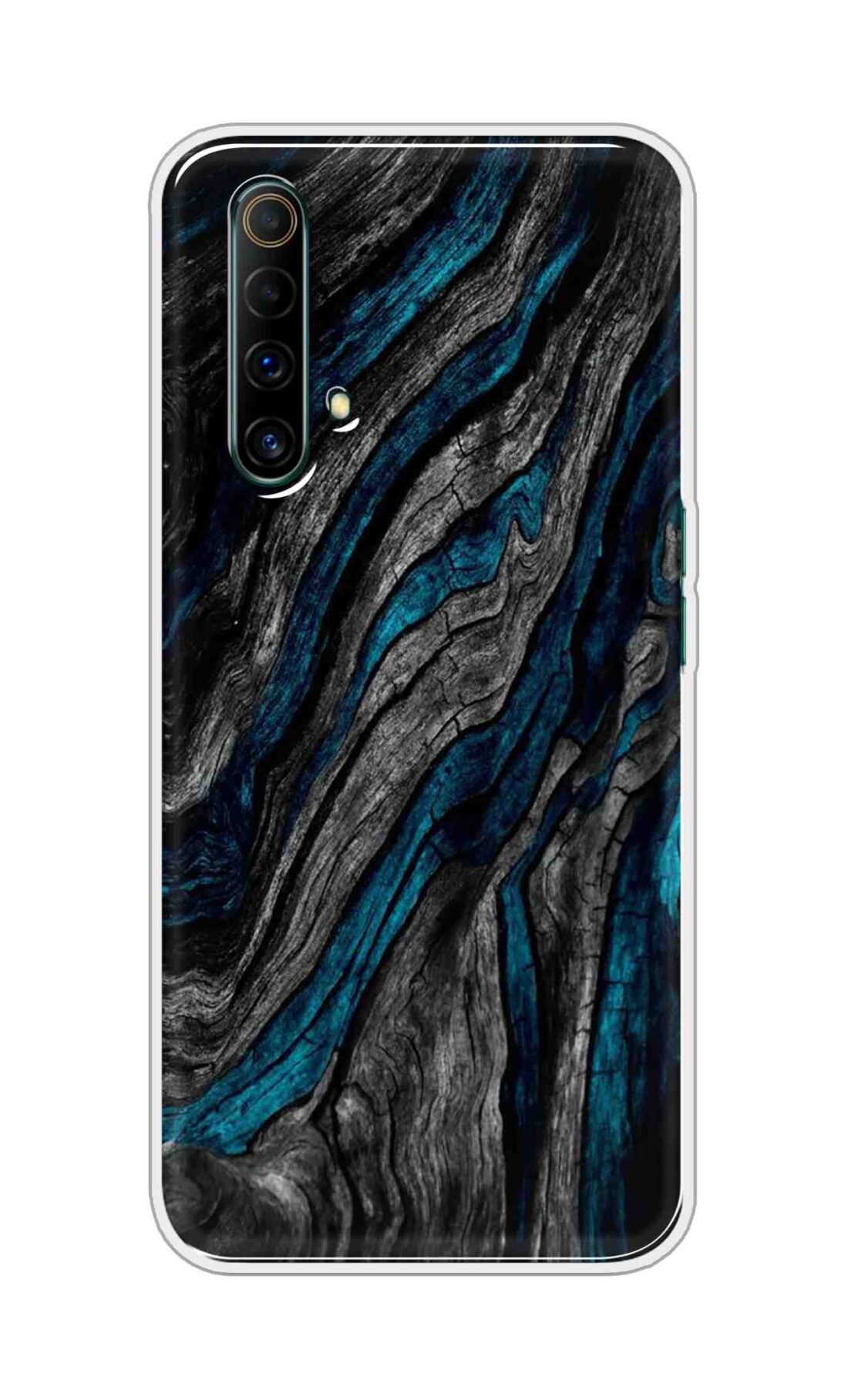 Coberta Back Cover For Realme X50 5G Back Cover Stylish Case - Grey and Blue Mountain Design D16028
