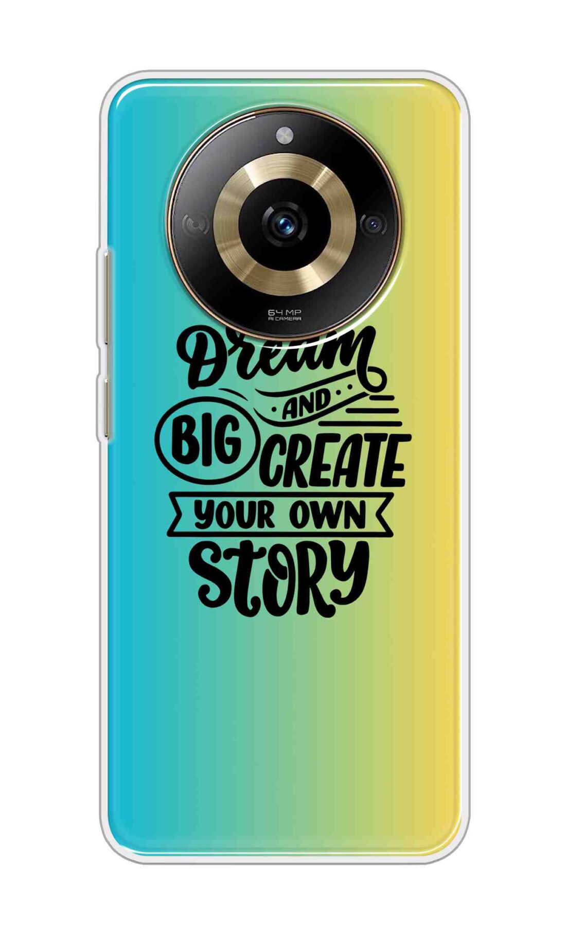 Coberta Back Cover For Realme narzo 60 5G Back Cover Stylish Case - Dream Big and Create Your Own Story Design D16506