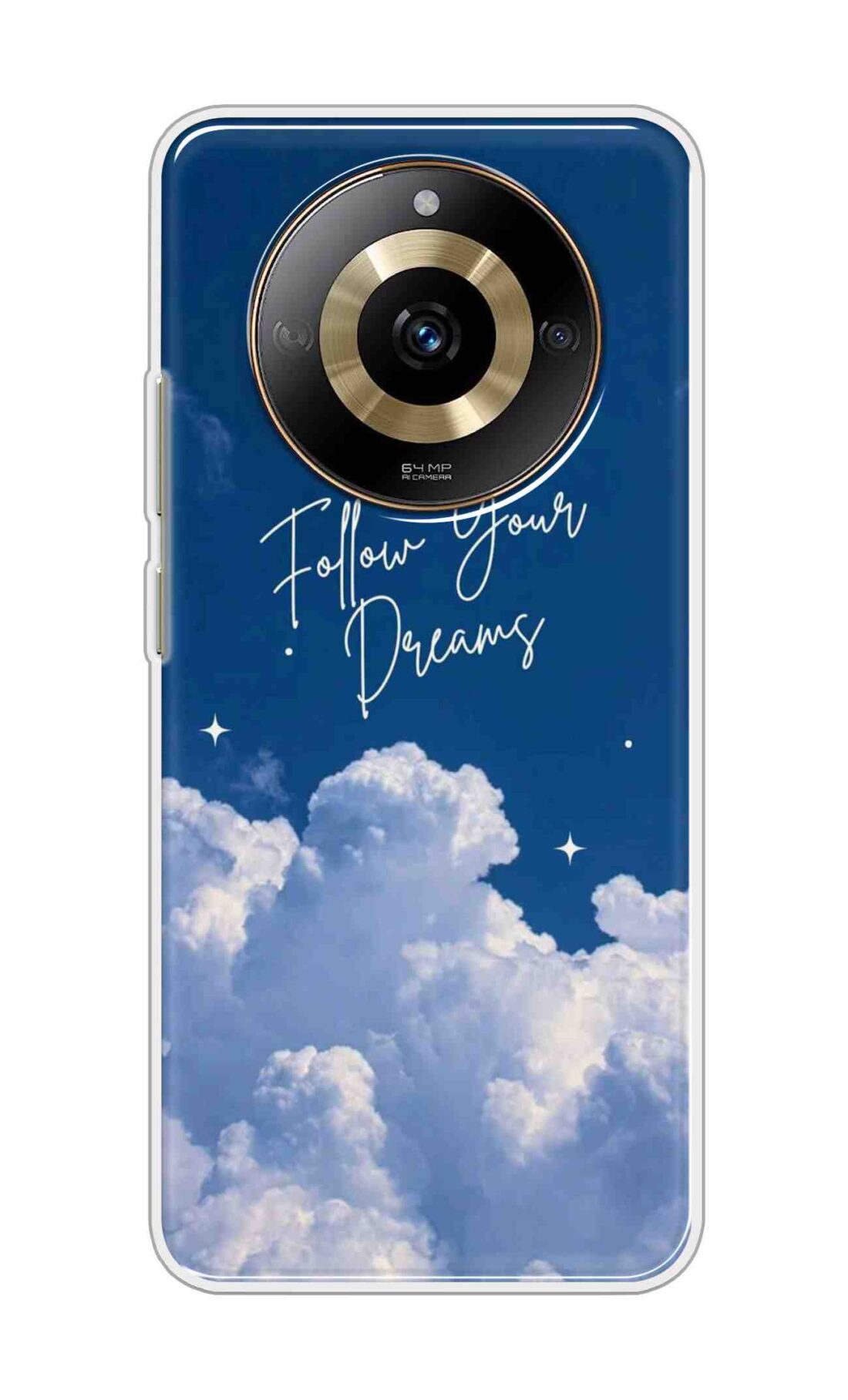 Coberta Back Cover For Realme narzo 60 5G Back Cover Stylish Case - Follow Your Dreams in Sky Design D16531