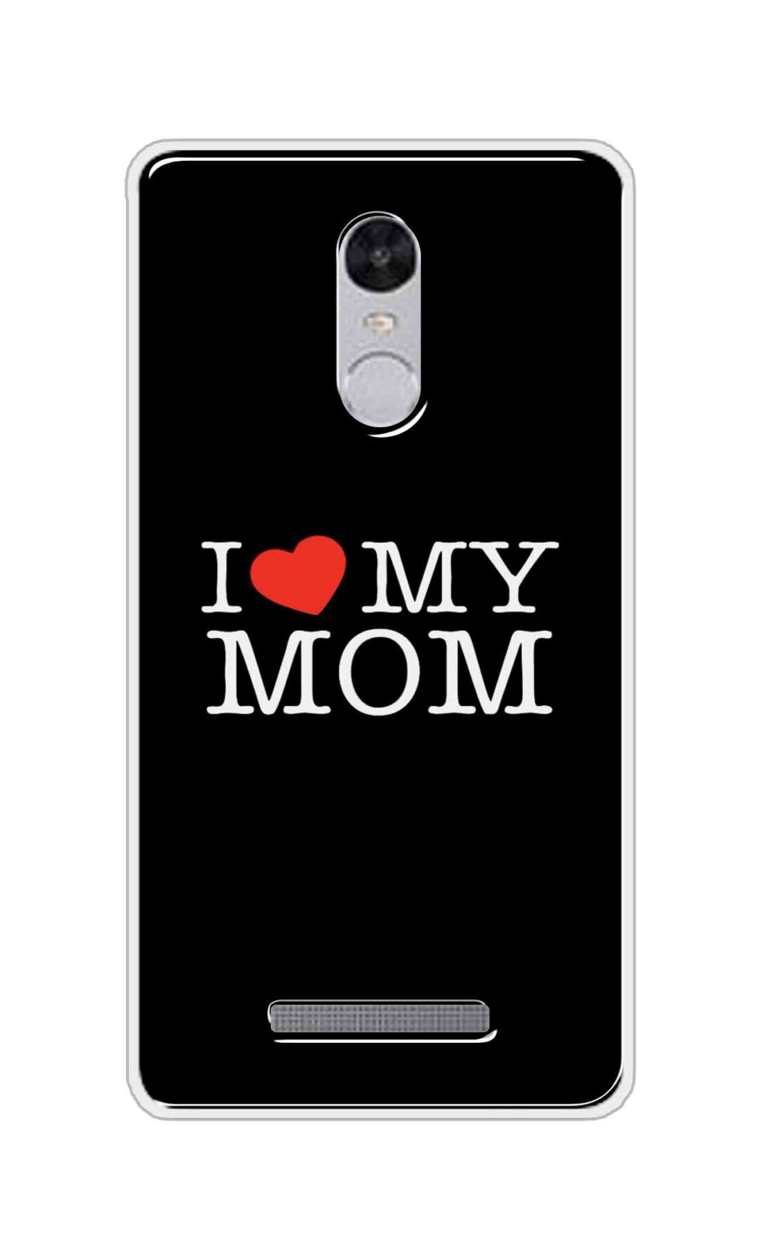 Coberta Back Cover For Xiaomi Redmi Note 3 Back Cover Stylish Case - I Love My Mom in Black Design D11011