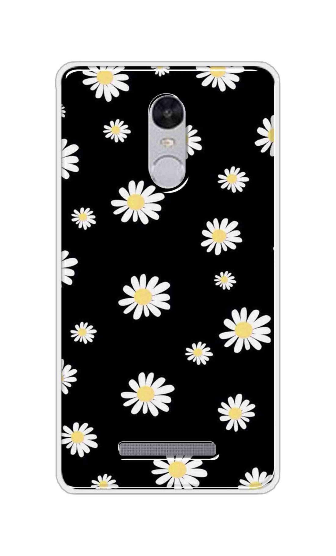 Coberta Back Cover For Xiaomi Redmi Note 3 Back Cover Stylish Case - Sun Flowers in Black Design D11094