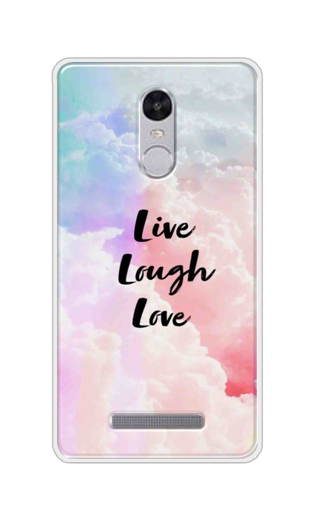 Coberta Back Cover For Xiaomi Redmi Note 3 Back Cover Stylish Case - Live Laugh Love Text Design D16091
