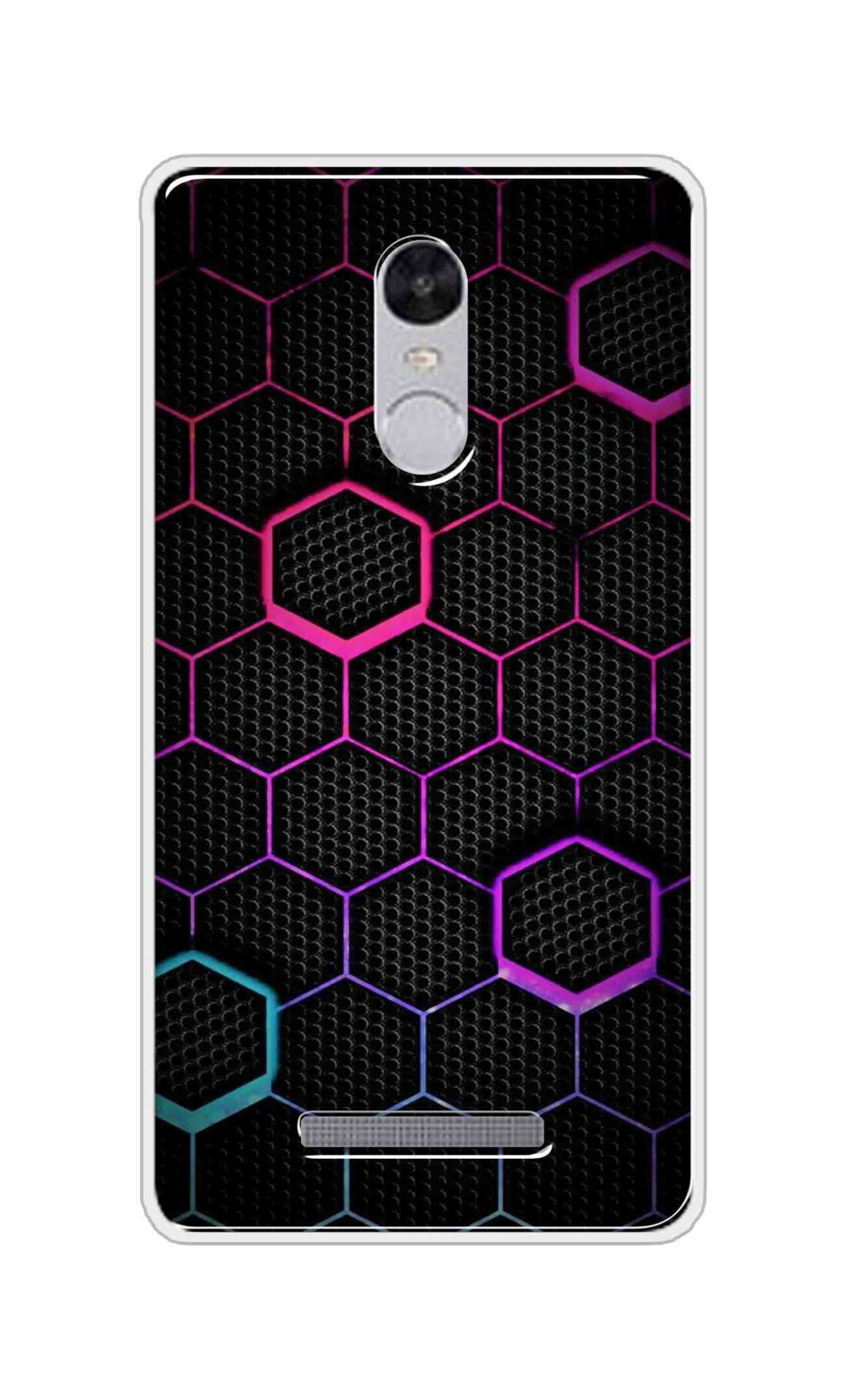 Coberta Back Cover For Xiaomi Redmi Note 3 Back Cover Stylish Case - Multicolour Hexogan Pattern Design D16451