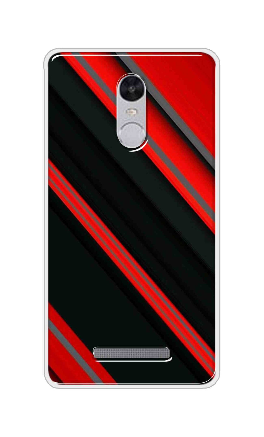 Coberta Back Cover For Xiaomi Redmi Note 3 Back Cover Stylish Case - Red and Black 3D Pattern Design D16461