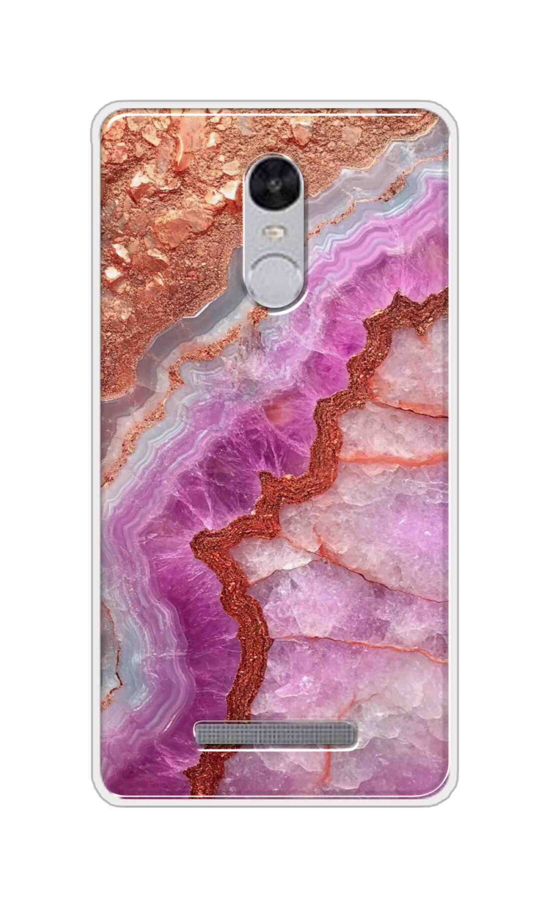 Coberta Back Cover For Xiaomi Redmi Note 3 Back Cover Stylish Case - Multicolour Marble Design D16532