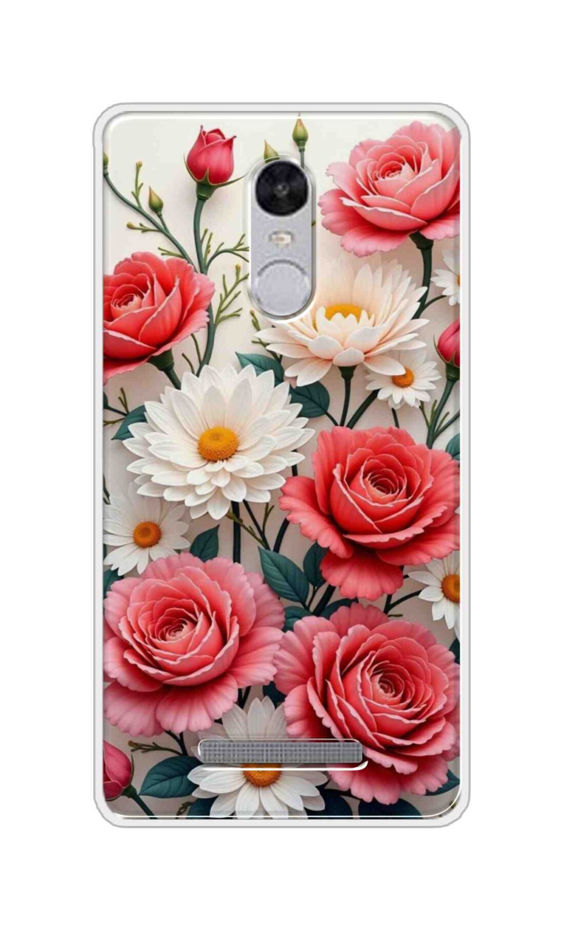 Coberta Back Cover For Xiaomi Redmi Note 3 Back Cover Stylish Case - Sunflowers and Rose Design D16557