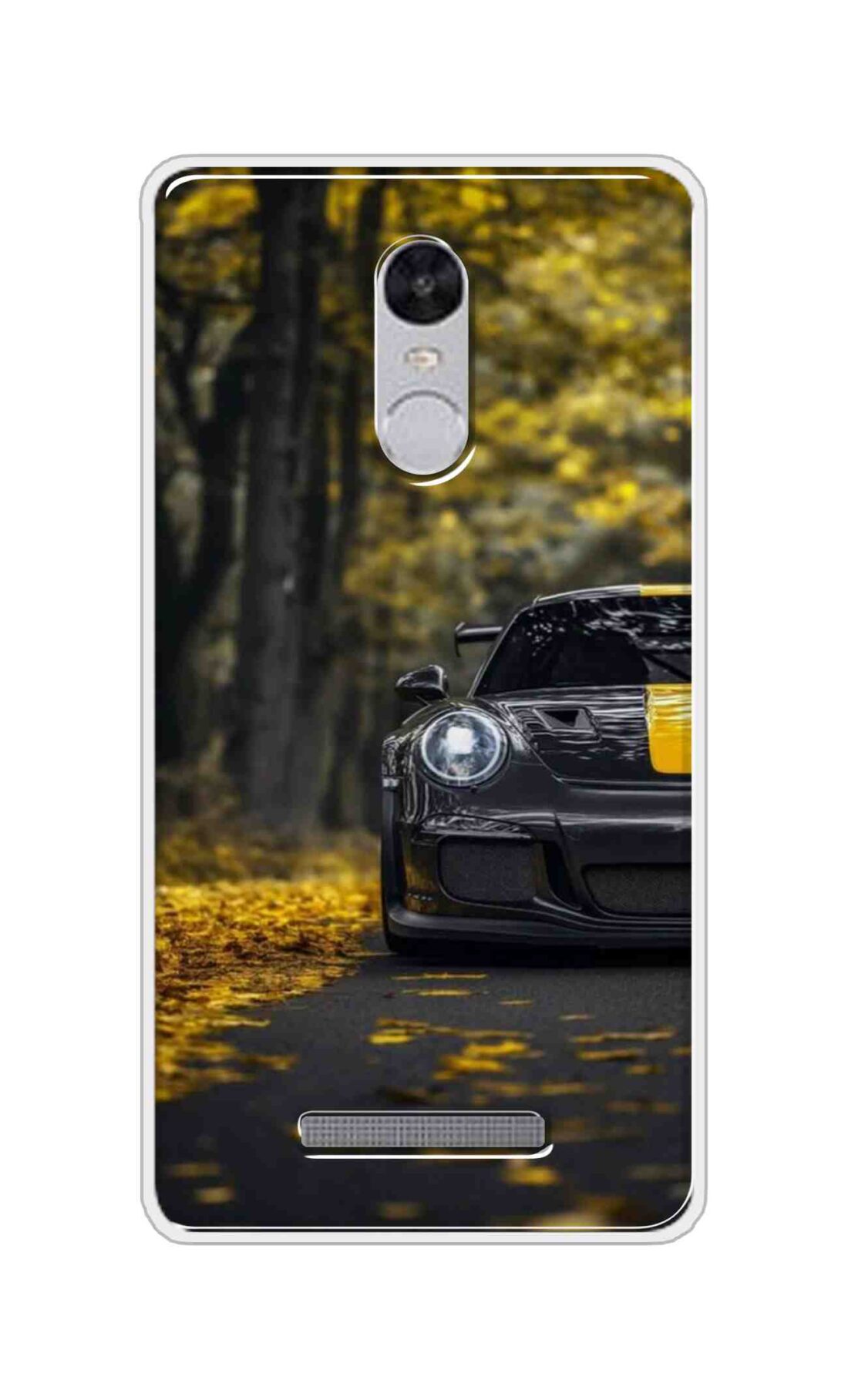 Coberta Back Cover For Xiaomi Redmi Note 3 Back Cover Stylish Case - Black and Yellow Car Design D16561