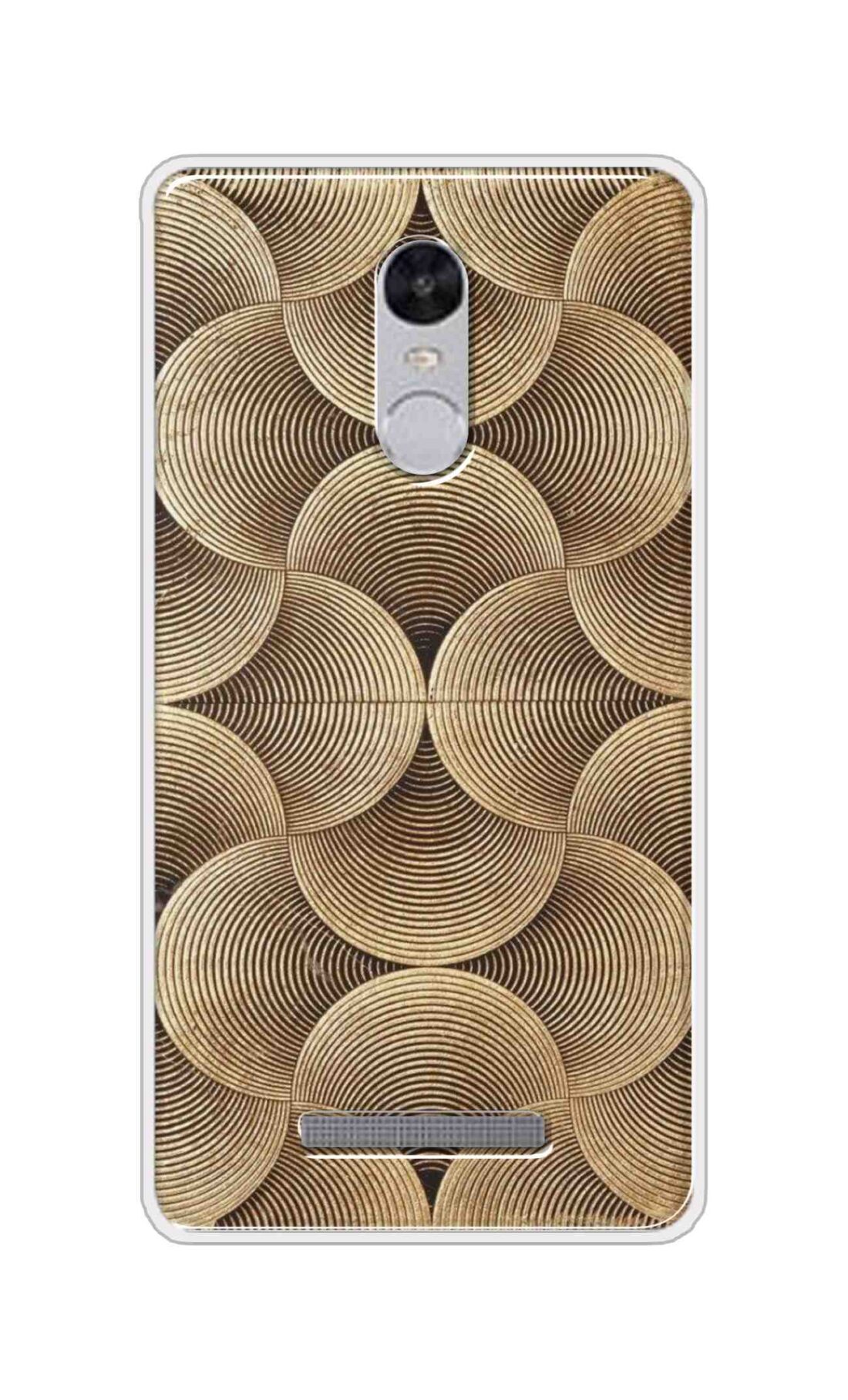 Coberta Back Cover For Xiaomi Redmi Note 3 Back Cover Stylish Case - Brown Pattern Design D16582