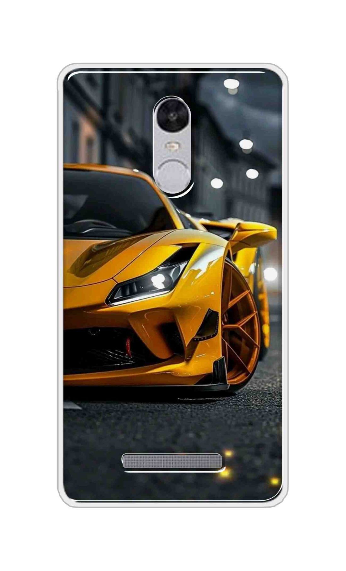Coberta Back Cover For Xiaomi Redmi Note 3 Back Cover Stylish Case - Orange Modified Car Design D16600