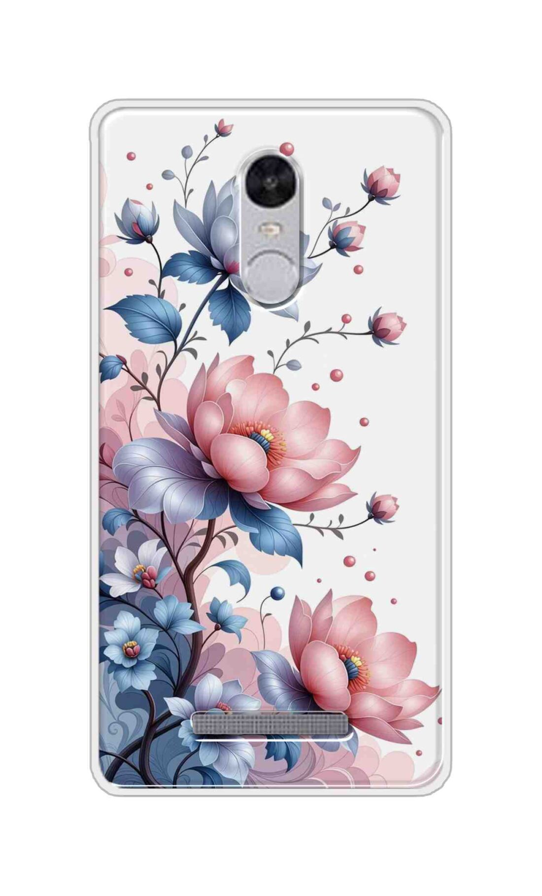 Coberta Back Cover For Xiaomi Redmi Note 3 Back Cover Stylish Case - Asthetic Flowers in White Design D16607