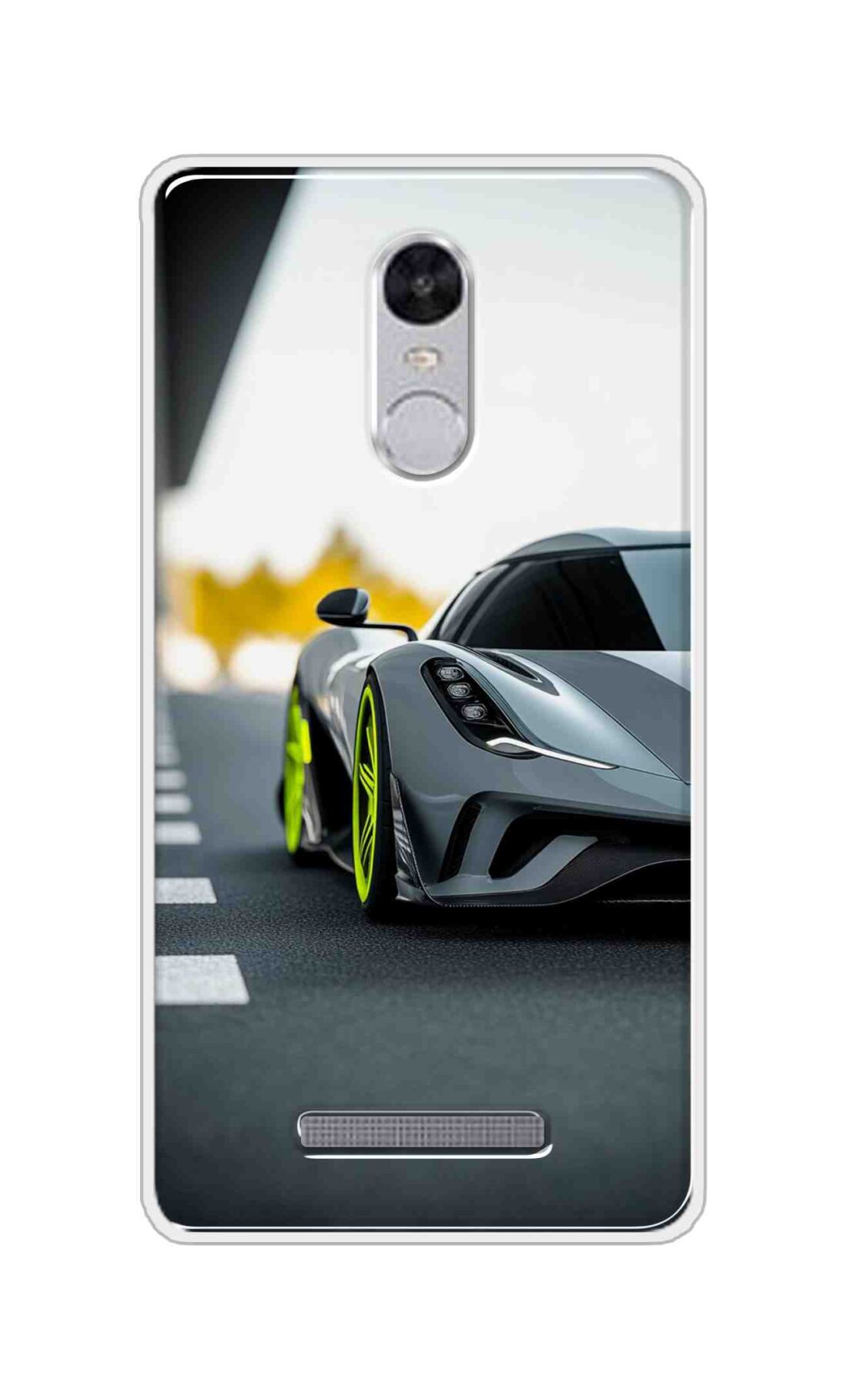Coberta Back Cover For Xiaomi Redmi Note 3 Back Cover Stylish Case - Siliver Car Design D16614