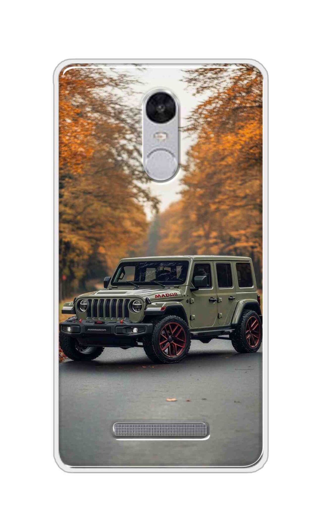 Coberta Back Cover For Xiaomi Redmi Note 3 Back Cover Stylish Case - Green Jeep Design D16620